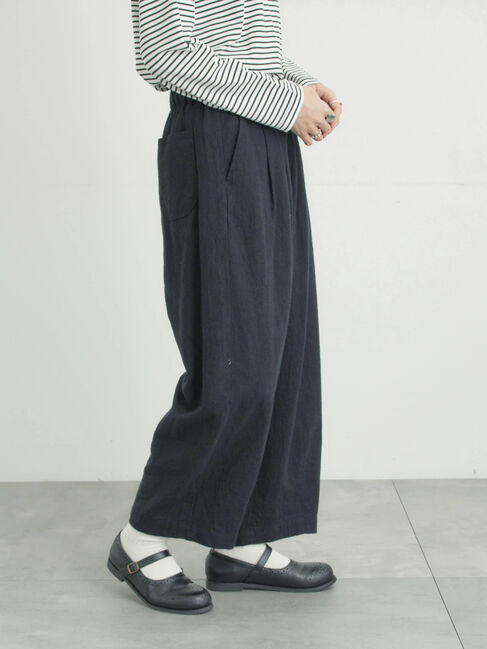 Samansa Mos2「【Cross&times;Linen】ふんわりパンツ」|その他|