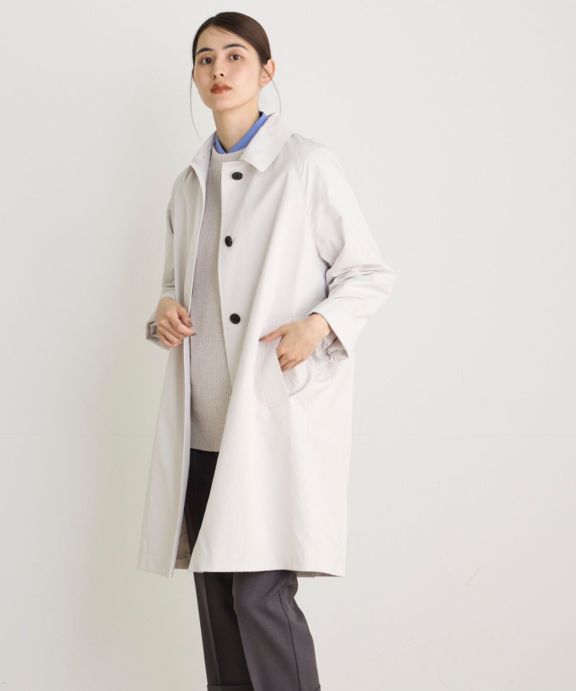 DAY by DAY it&rsquo;s international「ステンカラーコート」|ステンカラーコート|グレーベージ 3