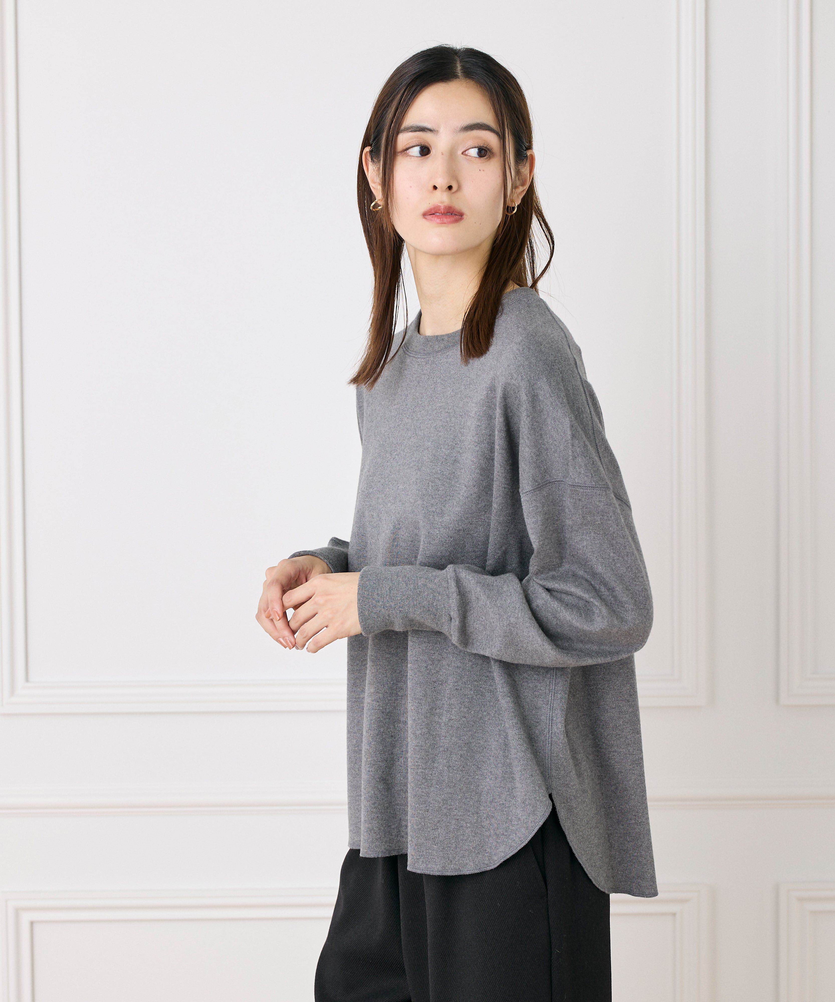 DAY by DAY it&rsquo;s international「クルーネックニット《オーガニックエアーコットン》」|ニット・セーター|