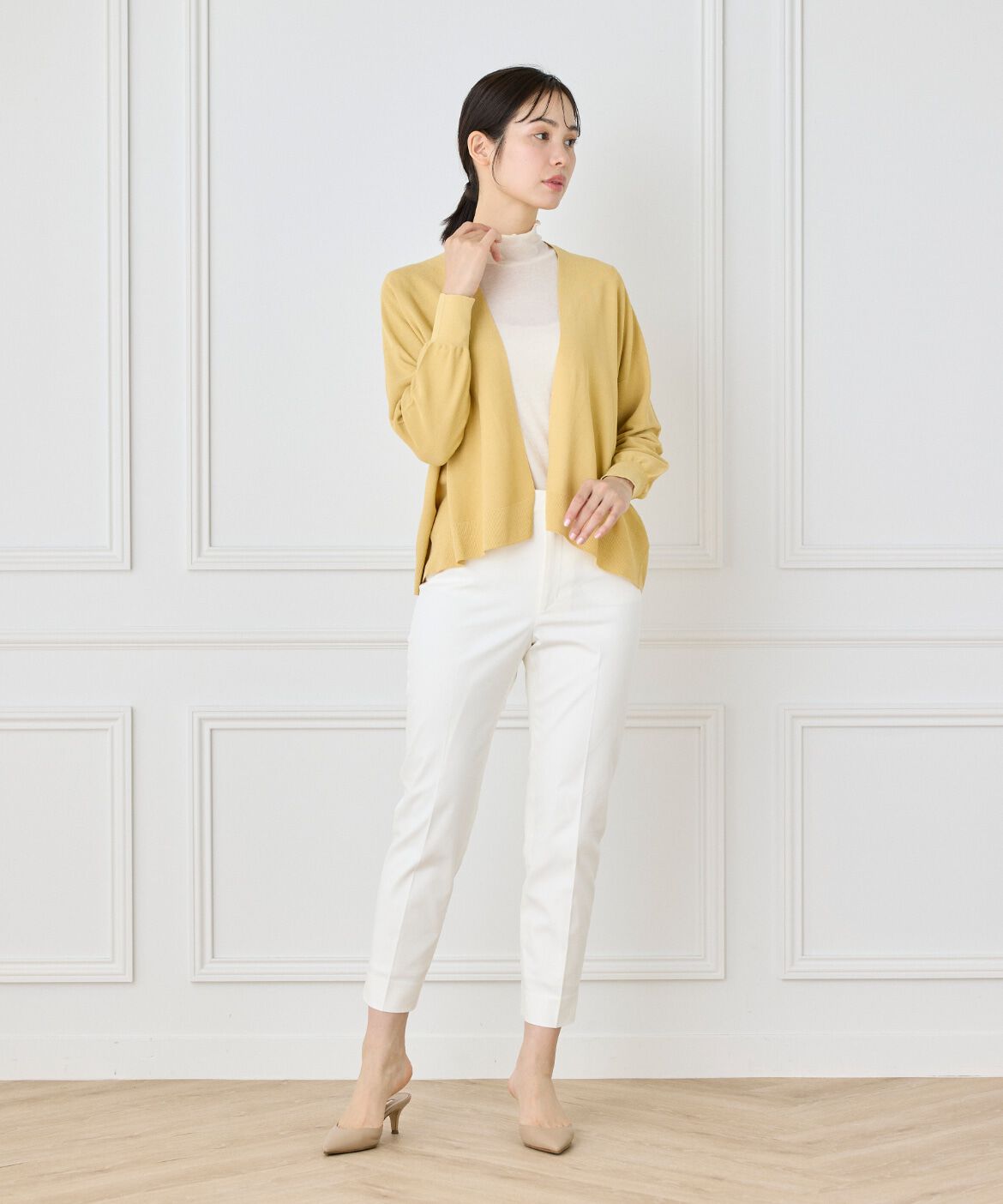 7-IDconcept.「《大きいサイズ》 ホールガーメントカーディガン《Cuoo PLUS》」|カーディガン|