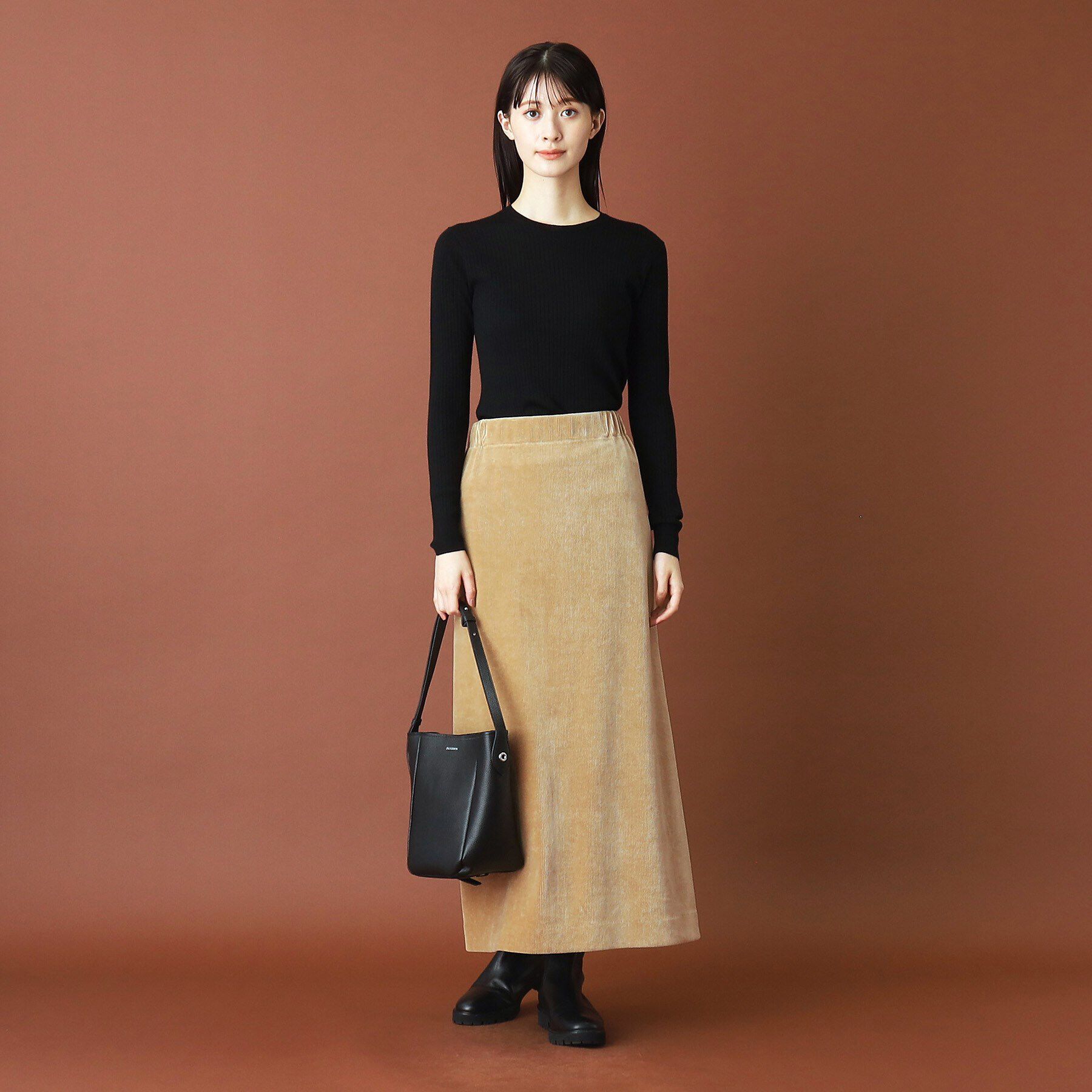 DRESSTERIOR「コーデュロイイージースカート」|スカート|