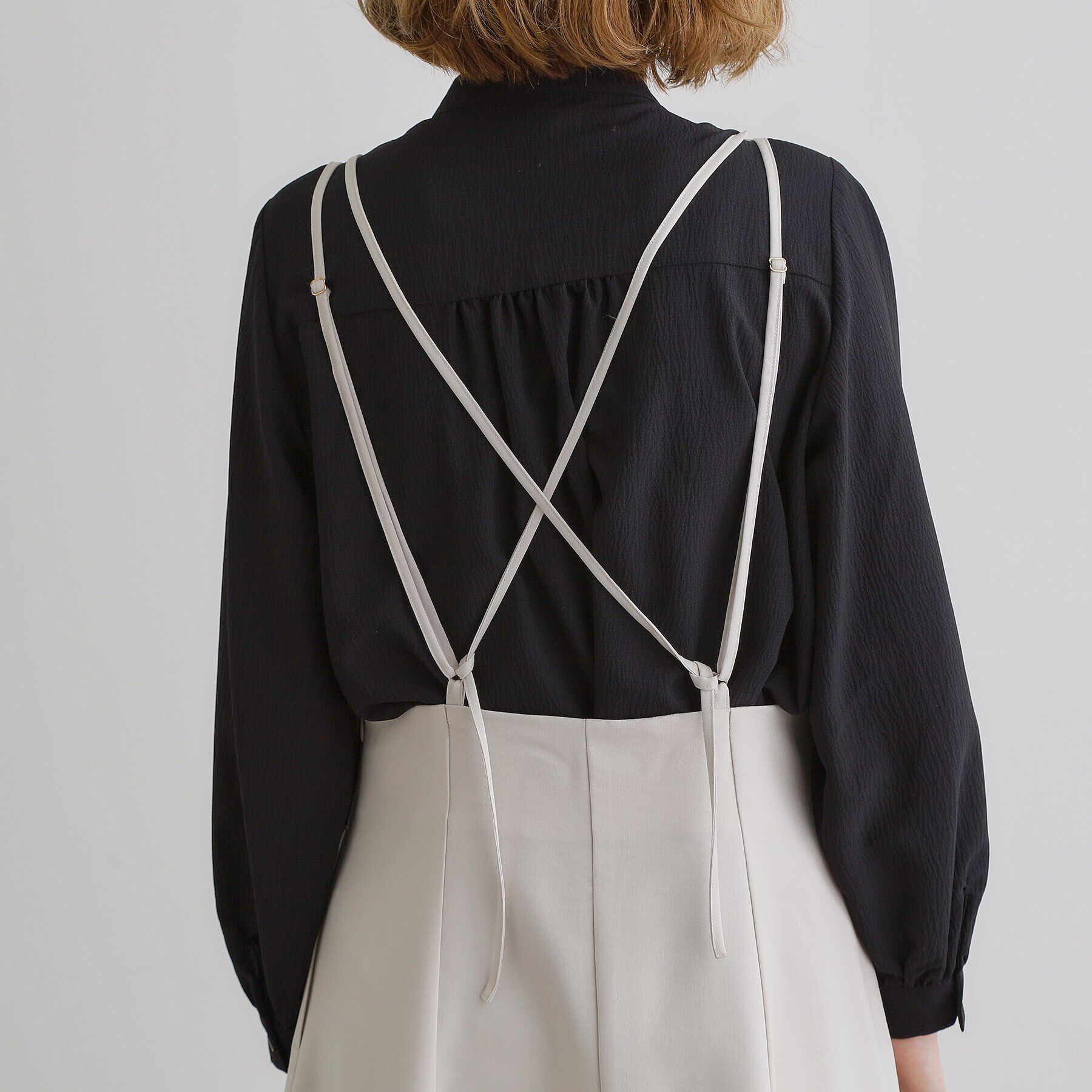 grove「ダブルストラップフレアスカート」|スカート|