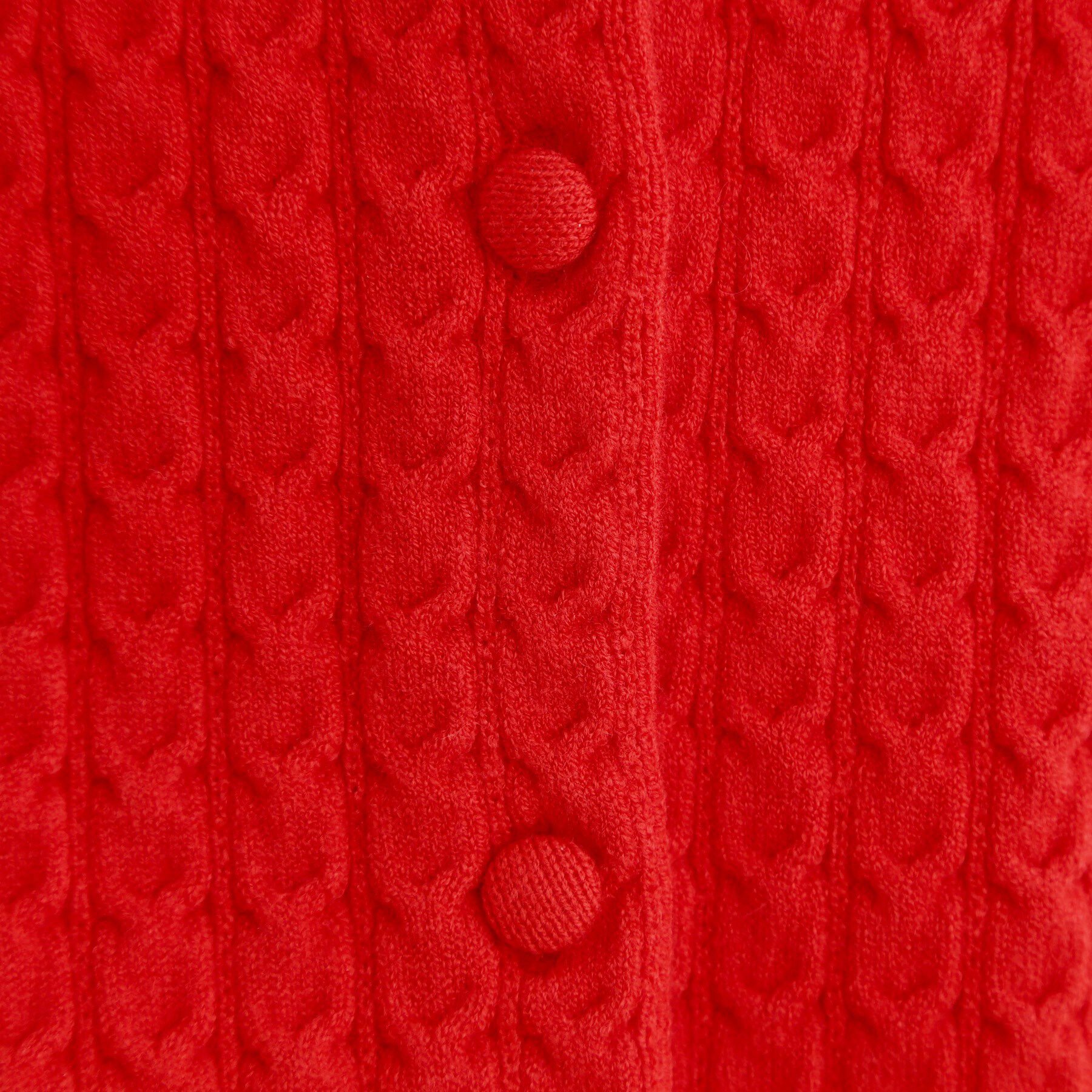 grove「ミニケーブルクルーネックカーディガン」|カーディガン|