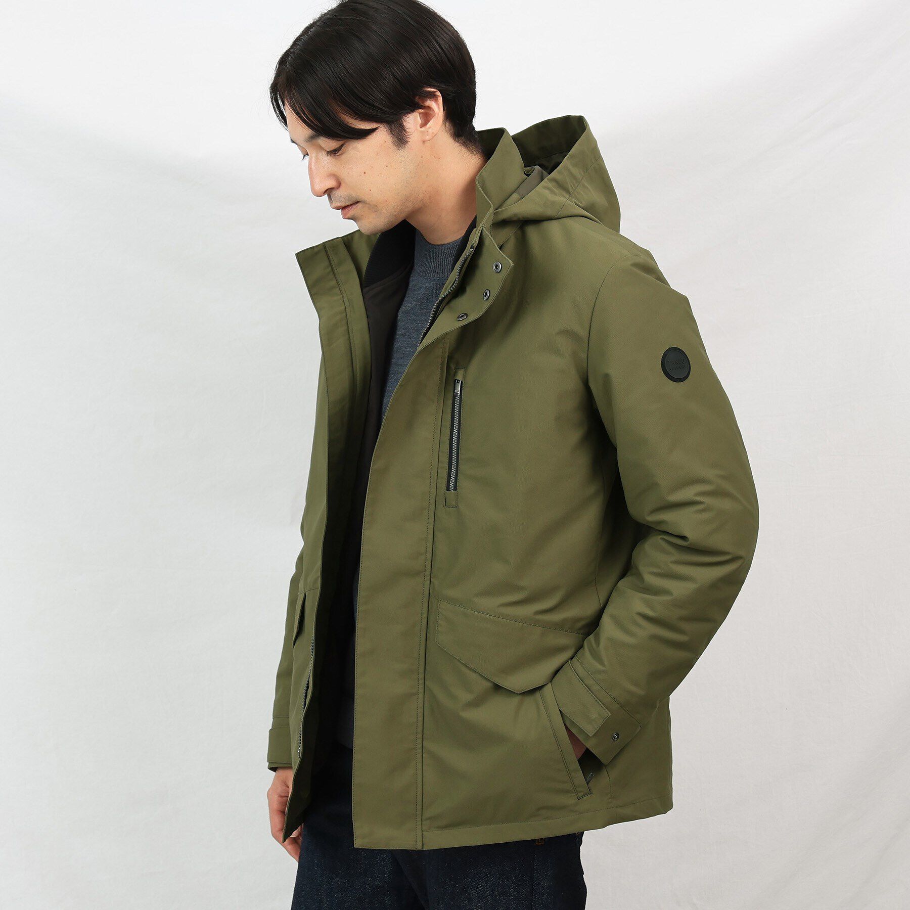 TAKEO KIKUCHI「【3WAY／撥水】ドビーメモリー ダウンライナーブルゾン」|ブルゾン・スタジャン|