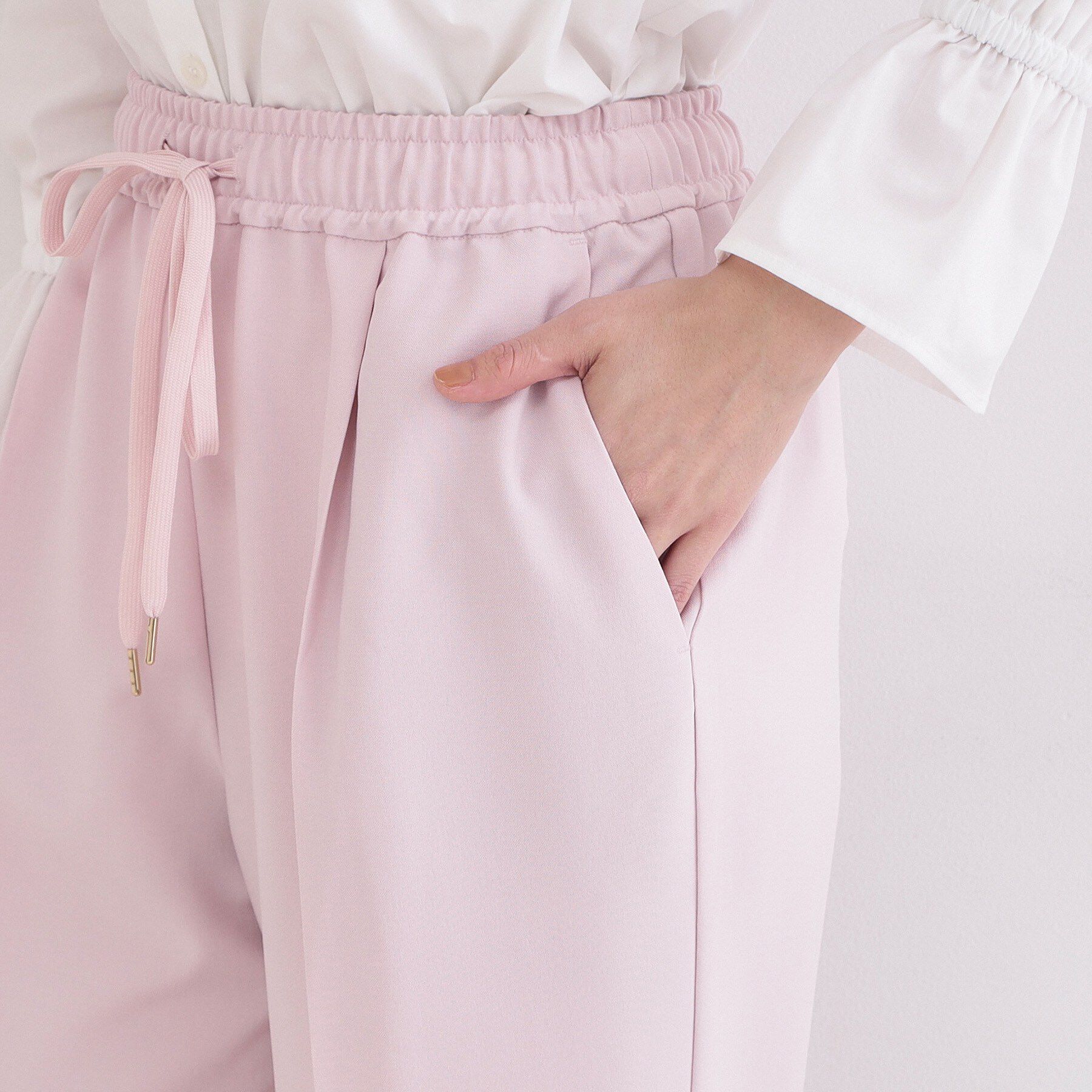 OPAQUE.CLIP「美脚ストレッチイージーワイドパンツ【洗濯機OK】」|その他|