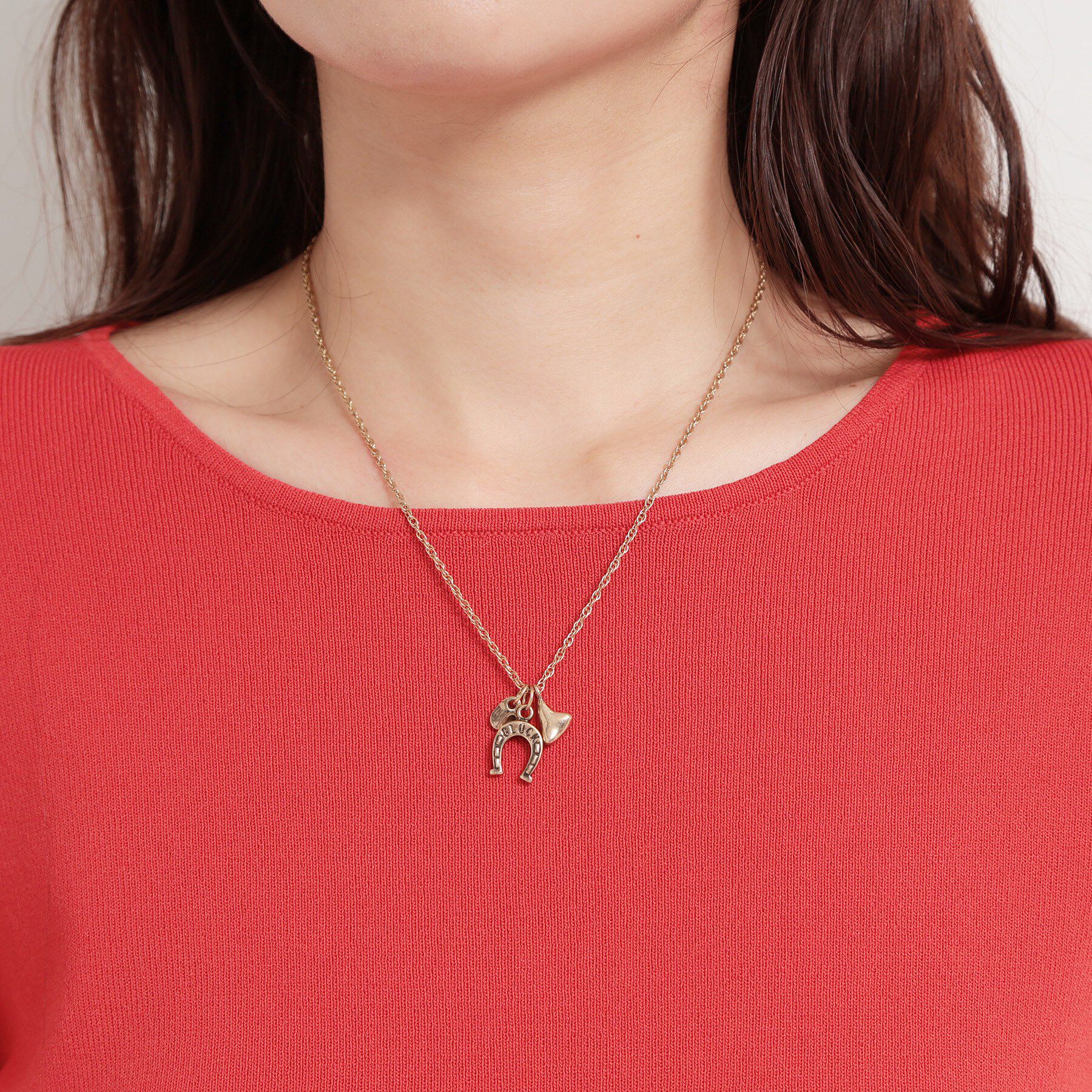 THE SHOP TK「ひづめアンティーク風ネックレス」|ネックレス|