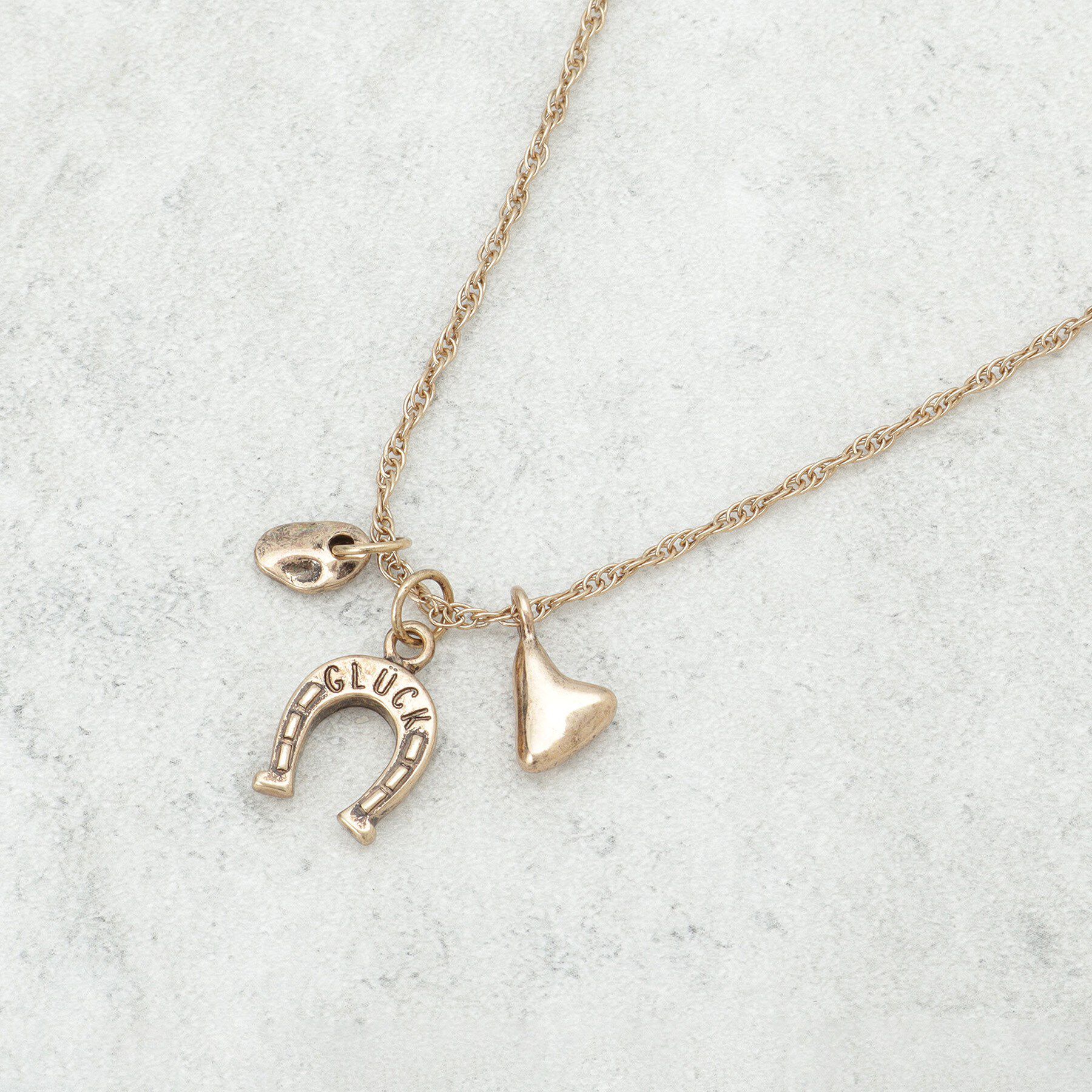 THE SHOP TK「ひづめアンティーク風ネックレス」|ネックレス|ゴールド(007)