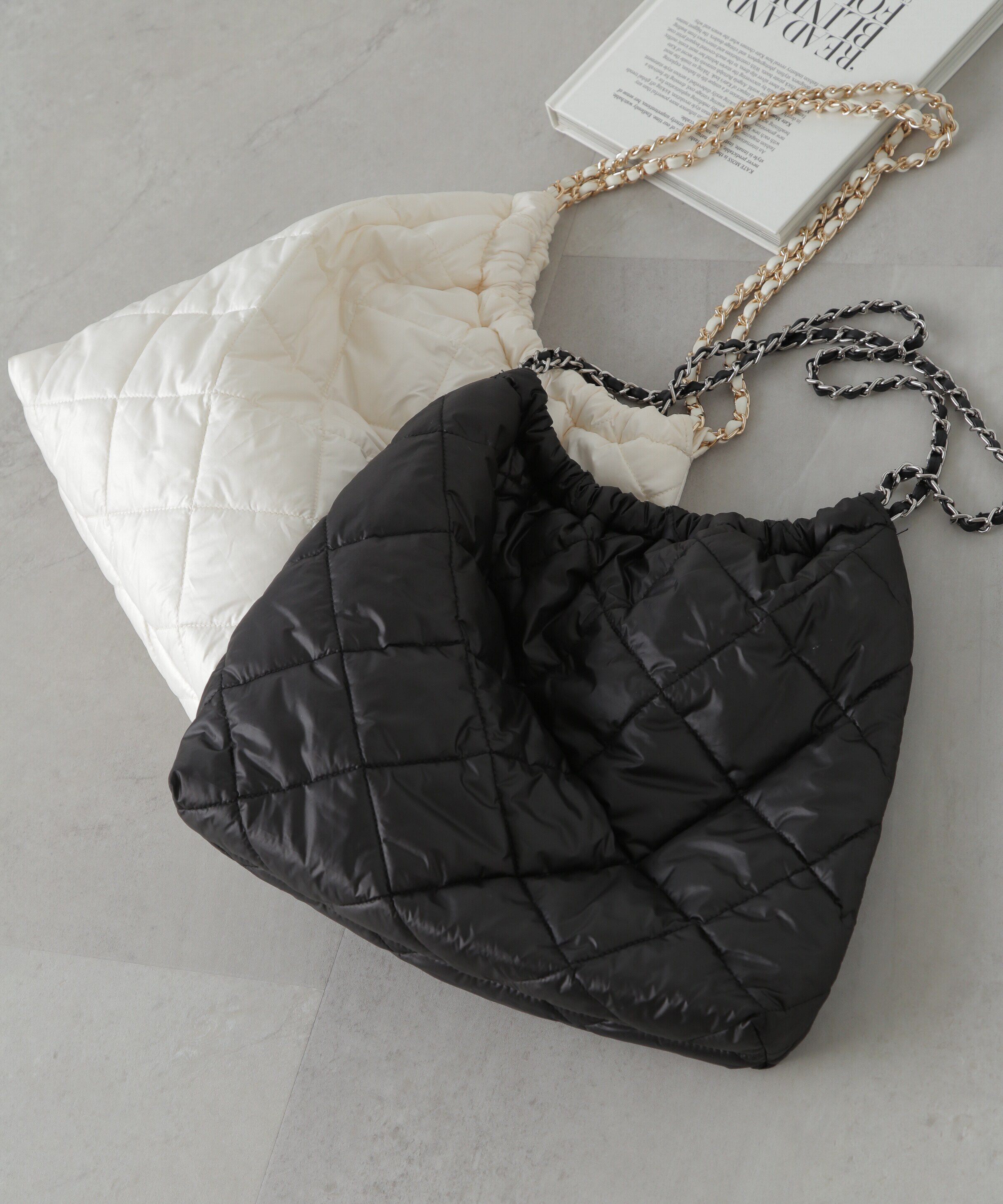  「キルティングチェーントートバッグ」|その他|
