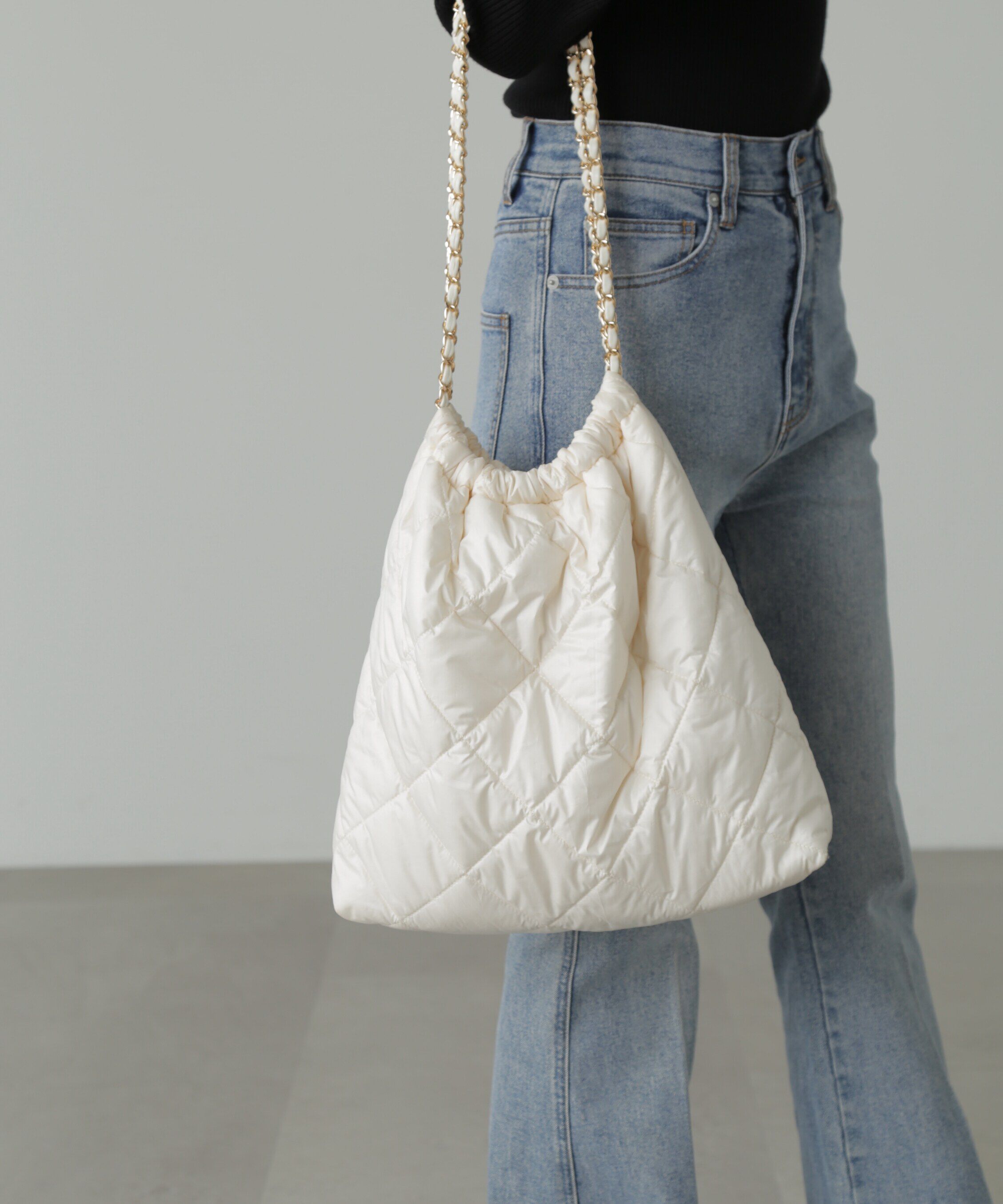  「キルティングチェーントートバッグ」|その他|