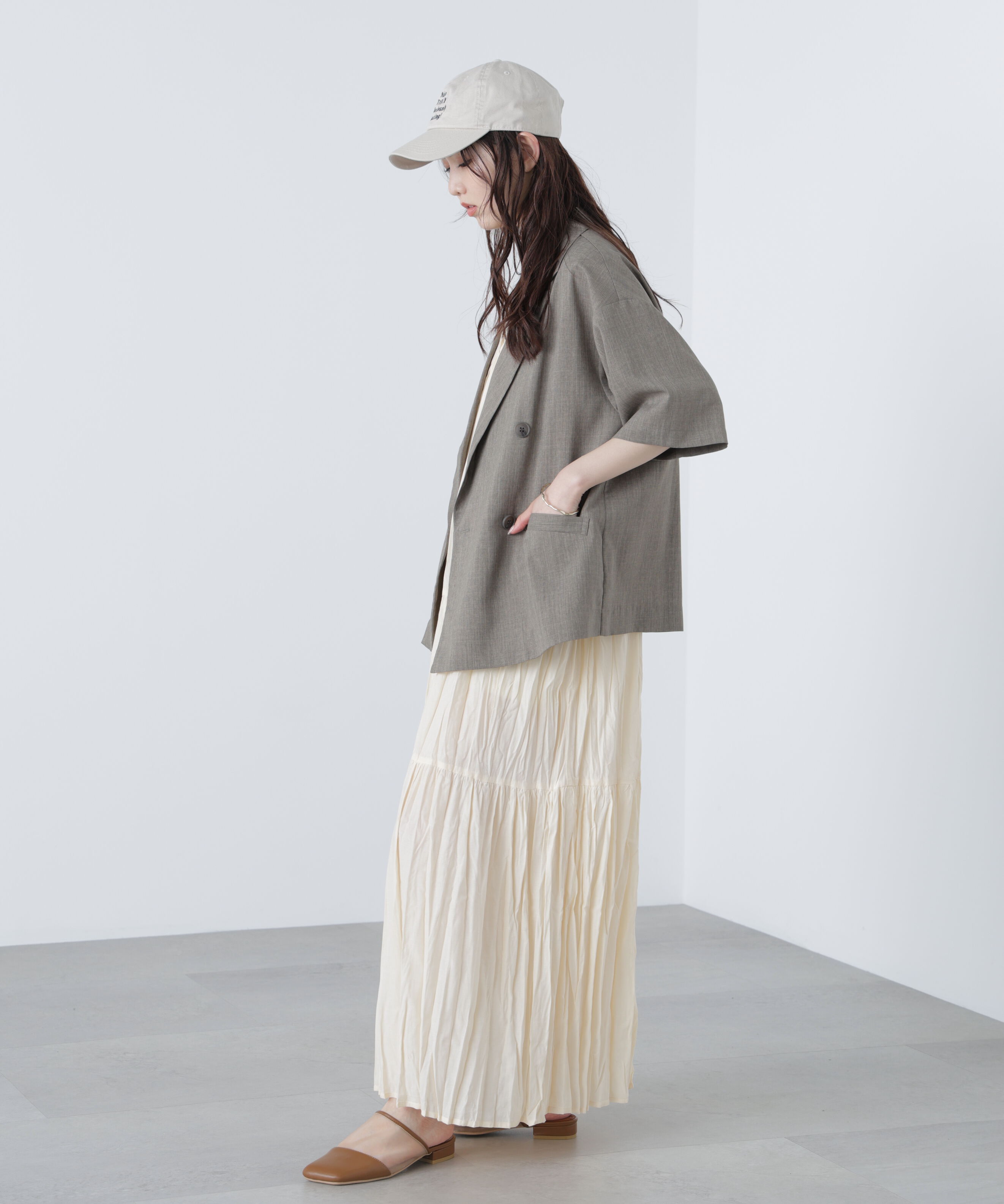  「半袖オーバーサイズジャケット」|その他|