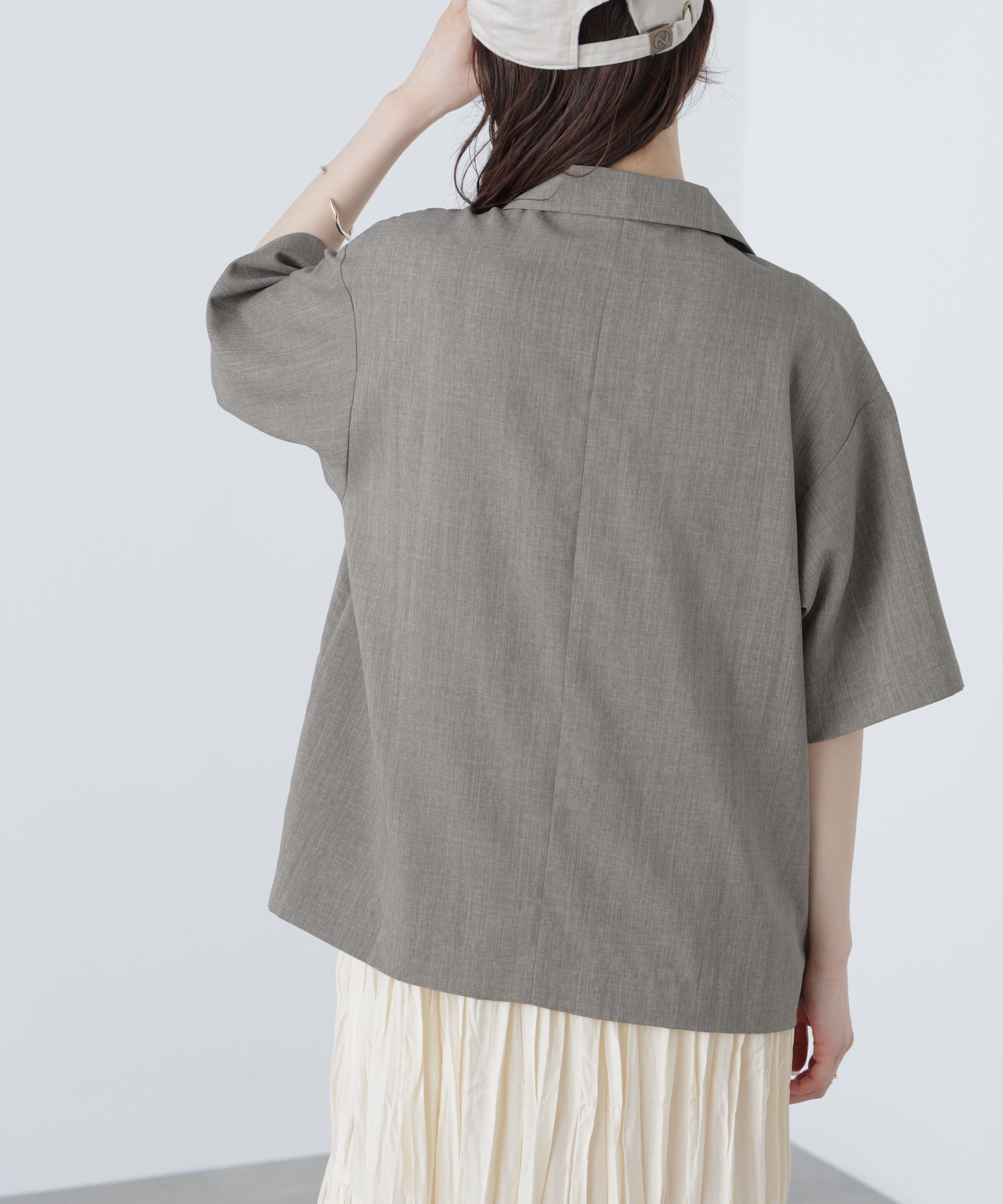  「半袖オーバーサイズジャケット」|その他|