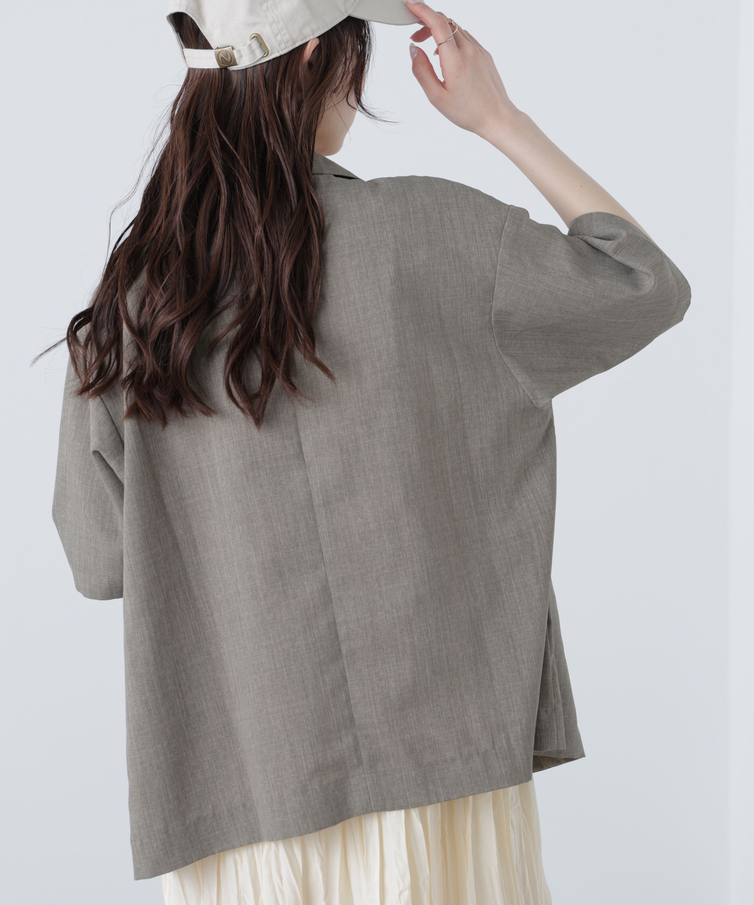  「半袖オーバーサイズジャケット」|その他|