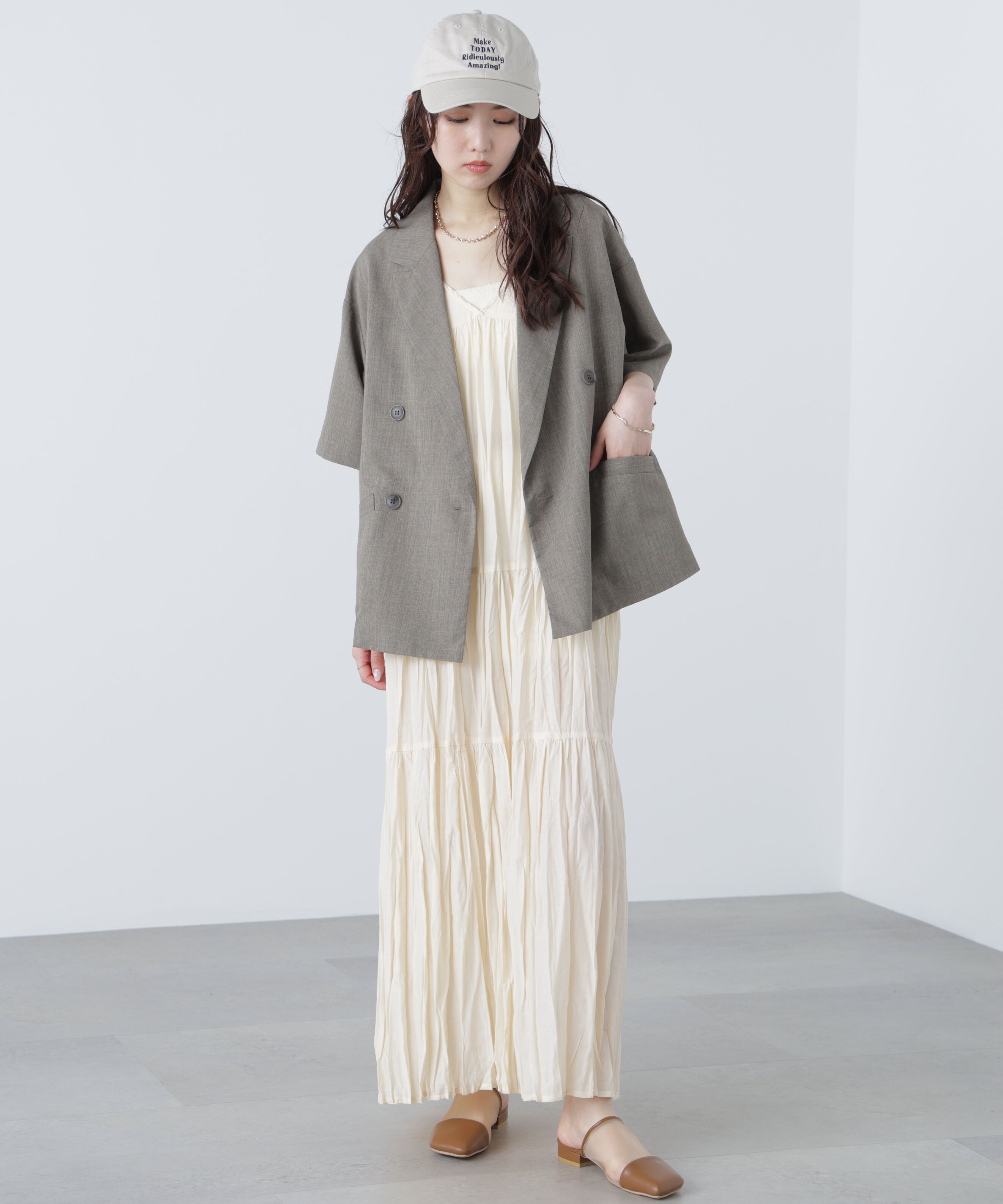  「半袖オーバーサイズジャケット」|その他|