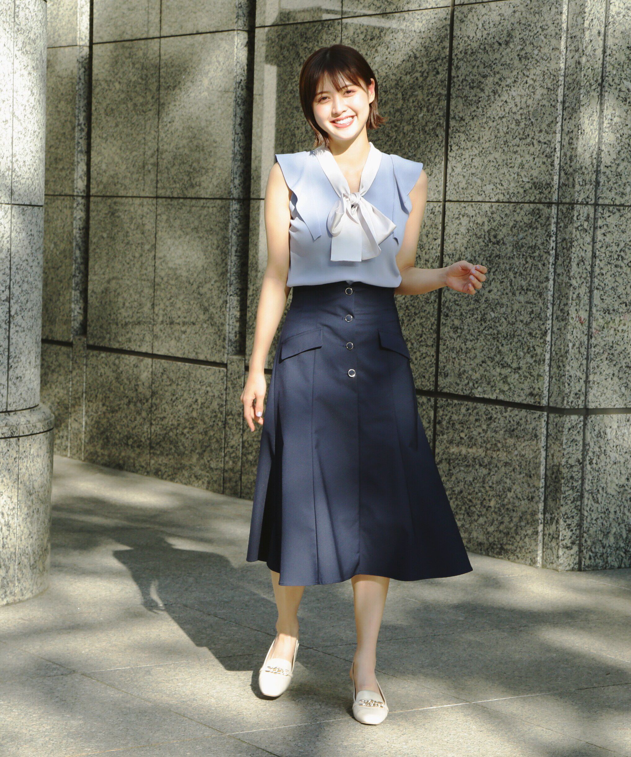  「サテンボウタイニットトップス」|ニット・セーター|