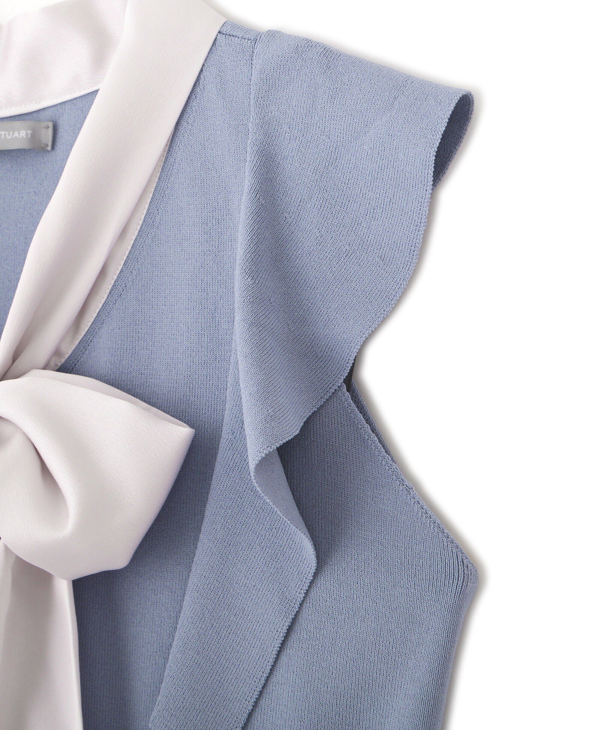  「サテンボウタイニットトップス」|ニット・セーター|