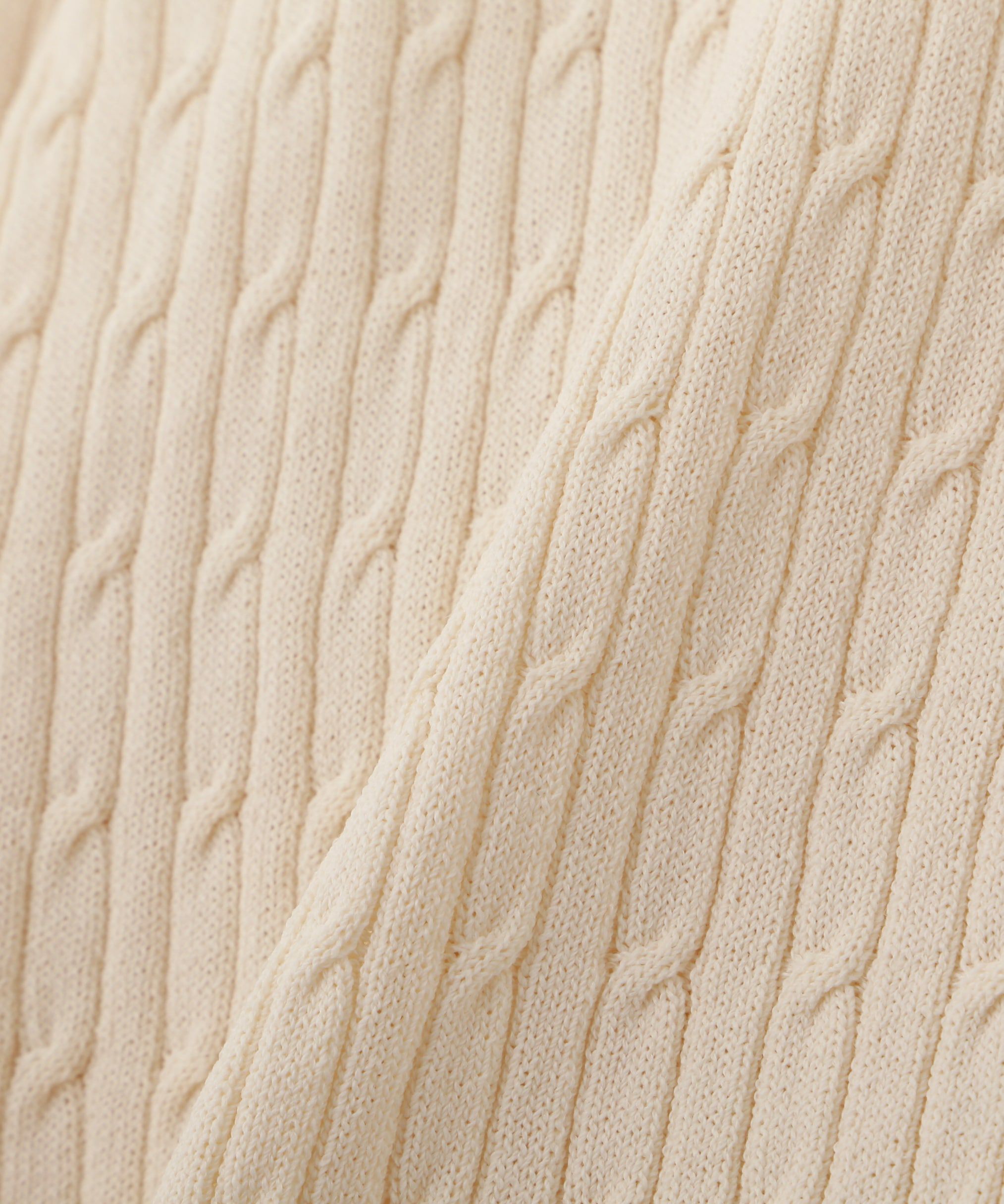  「ベーシックミニケーブルリブカーディガン」|ニット・セーター|