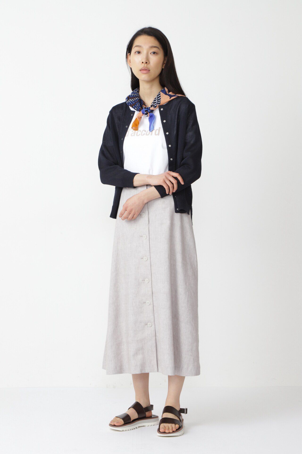  「◆ミドルゲージギマカーディガン」|ニット・セーター|