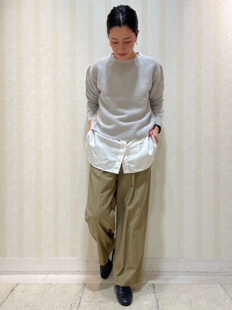  「◆オーガニックコットン　ドッキングプルオーバー」|Tシャツ・カットソー|