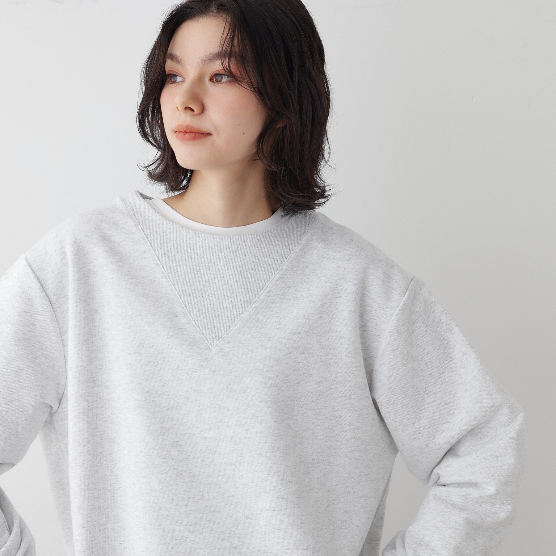 Dessin「【洗える】ガゼットミニ裏毛プルオ－バー」|パーカー|