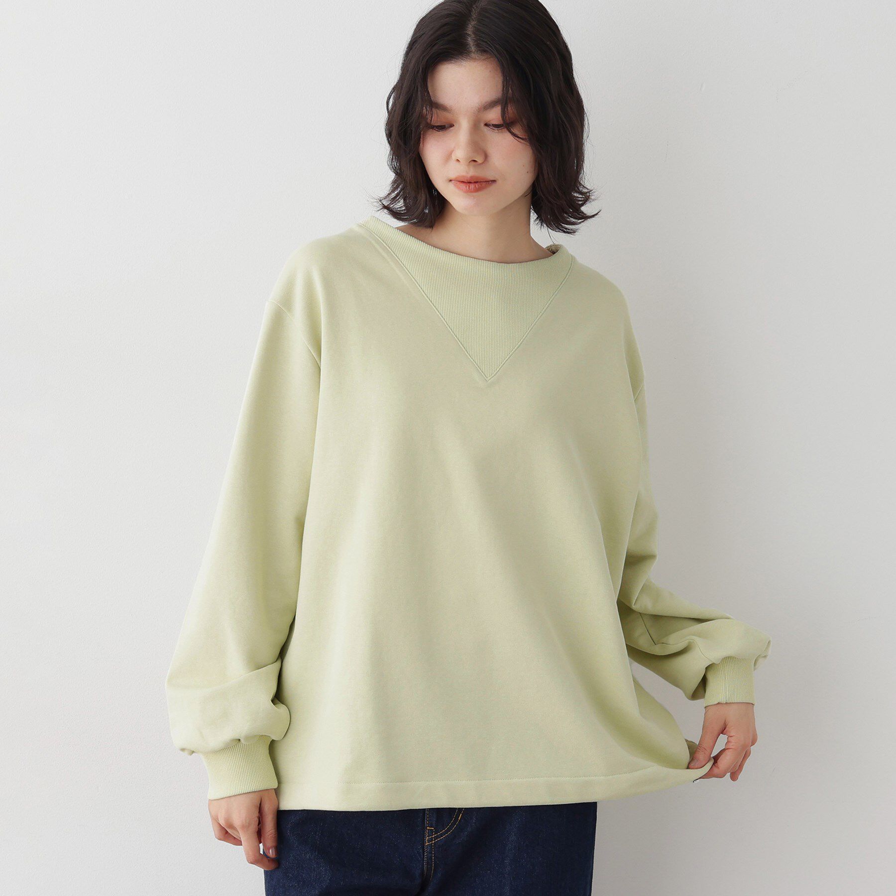 Dessin「【洗える】ガゼットミニ裏毛プルオ－バー」|パーカー|