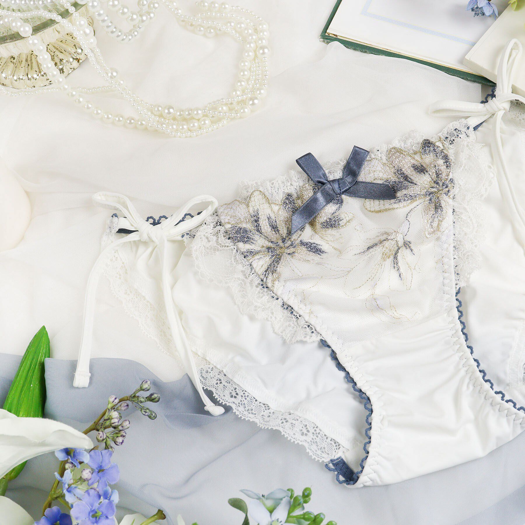 Risa Magli「イレーナ リボンショーツ」|インナー|