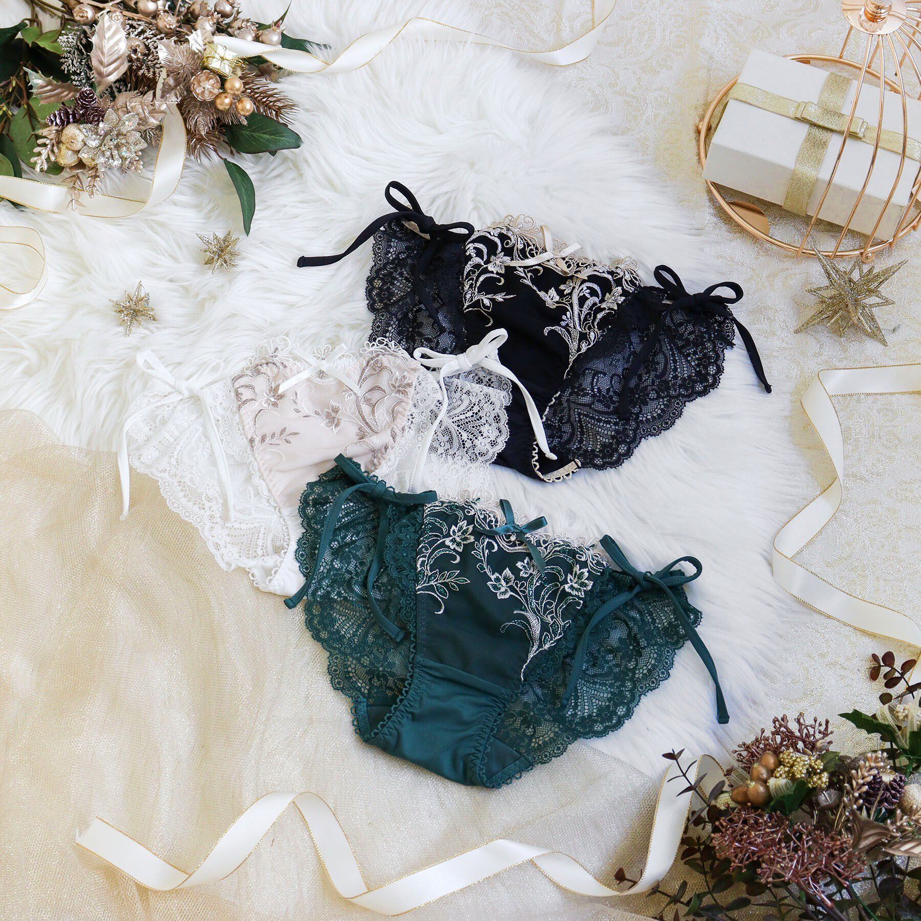 Risa Magli「アンシェラ リボンショーツ」|インナー|