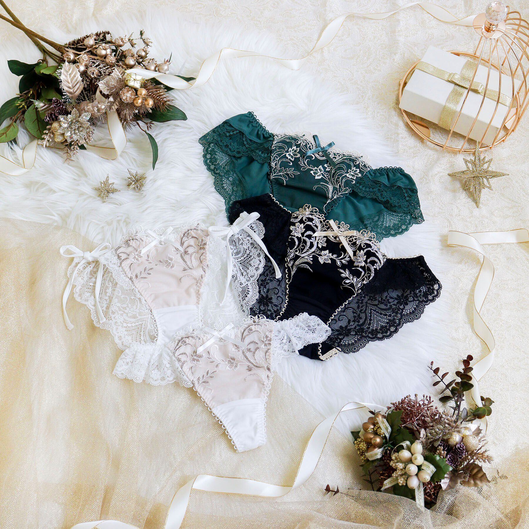 Risa Magli「アンシェラ リボンショーツ」|インナー|