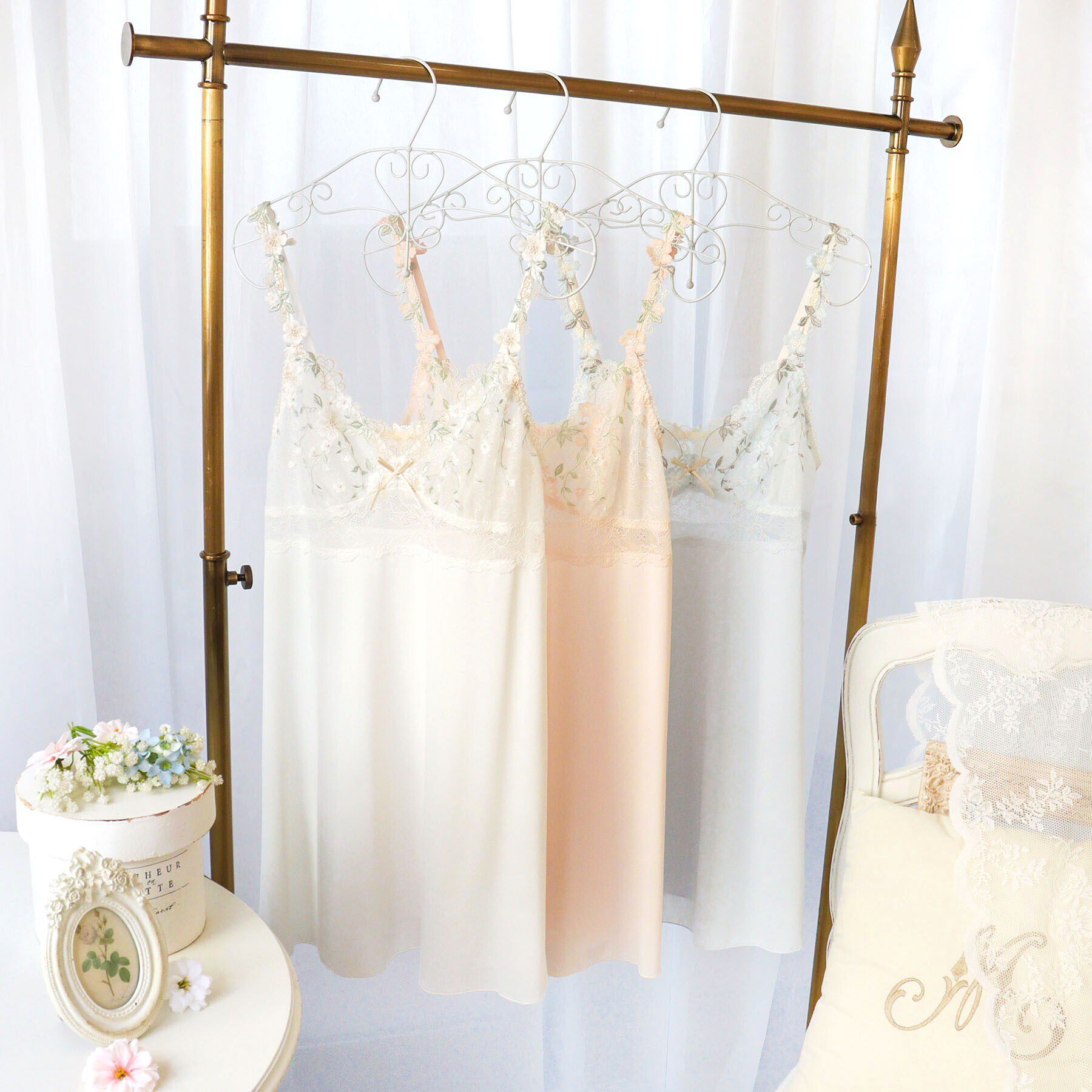 Risa Magli「シュクリエ スリップ」|キャミソール|