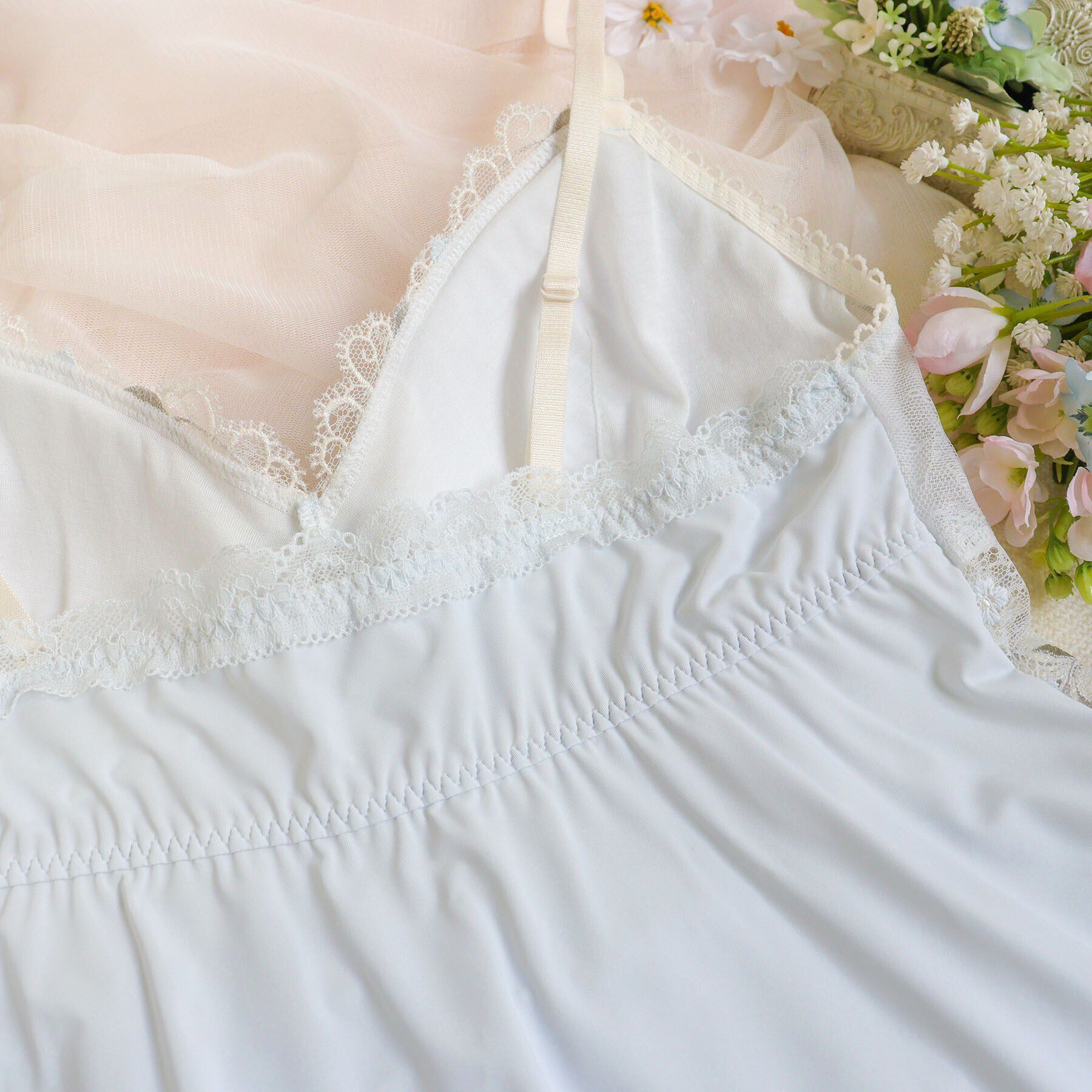 Risa Magli「シュクリエ カップ付キャミソール」|キャミソール|