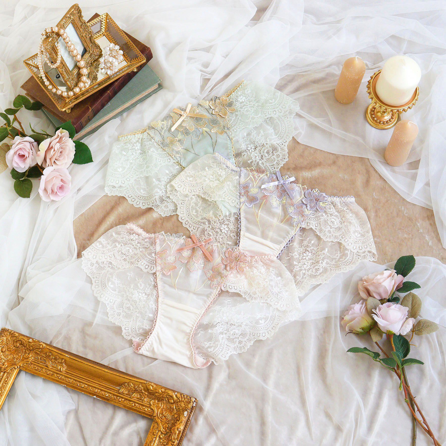 Risa Magli「アデリーノ レースショーツ」|インナー|