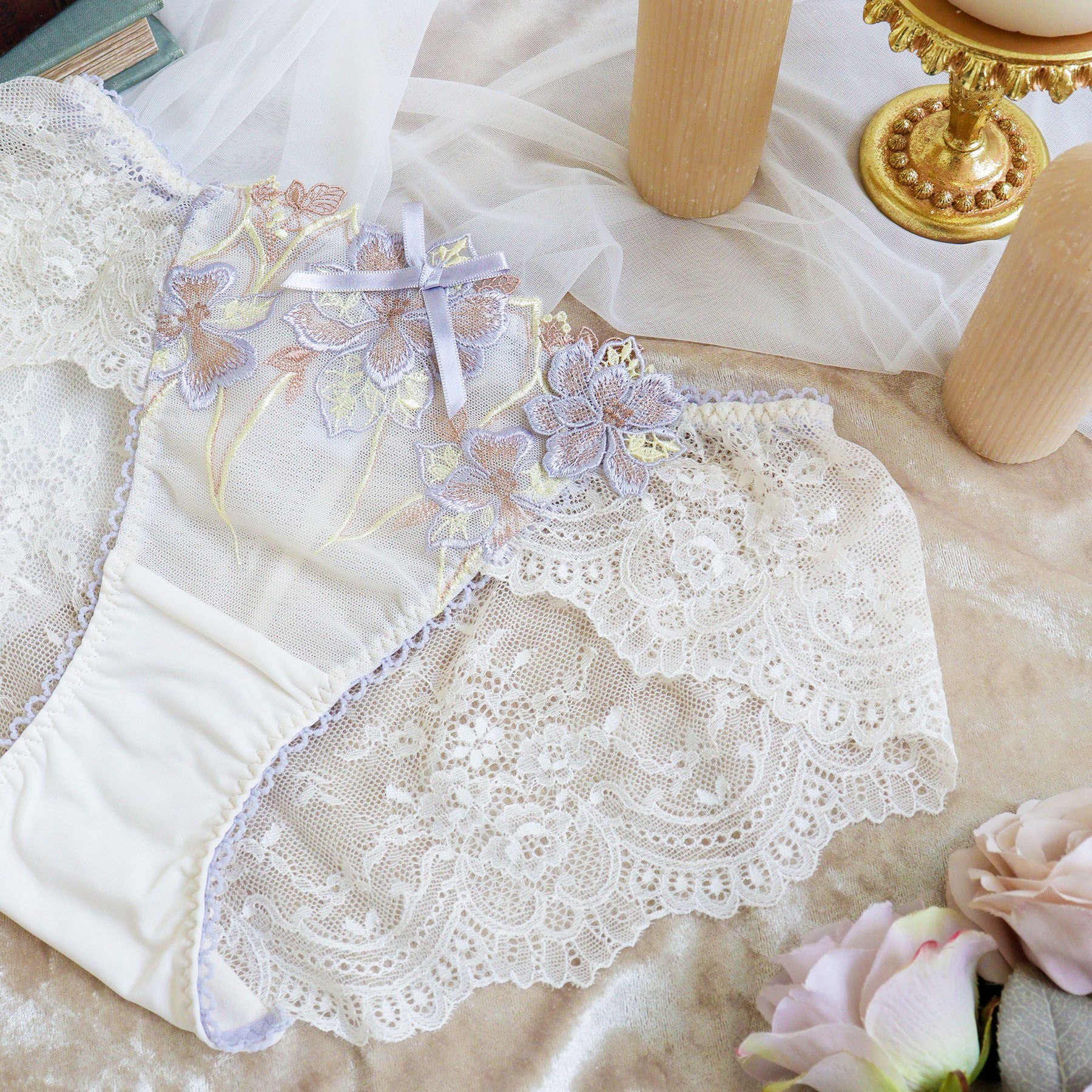 Risa Magli「アデリーノ レースショーツ」|インナー|