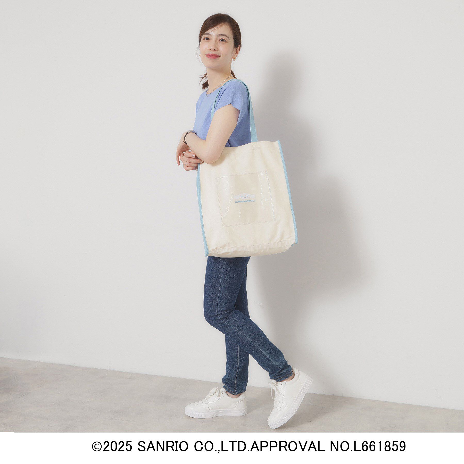 ITS&rsquo;DEMO「＜サンリオキャラクターズ＞クリアポケットトート【A4対応】」|トートバッグ|