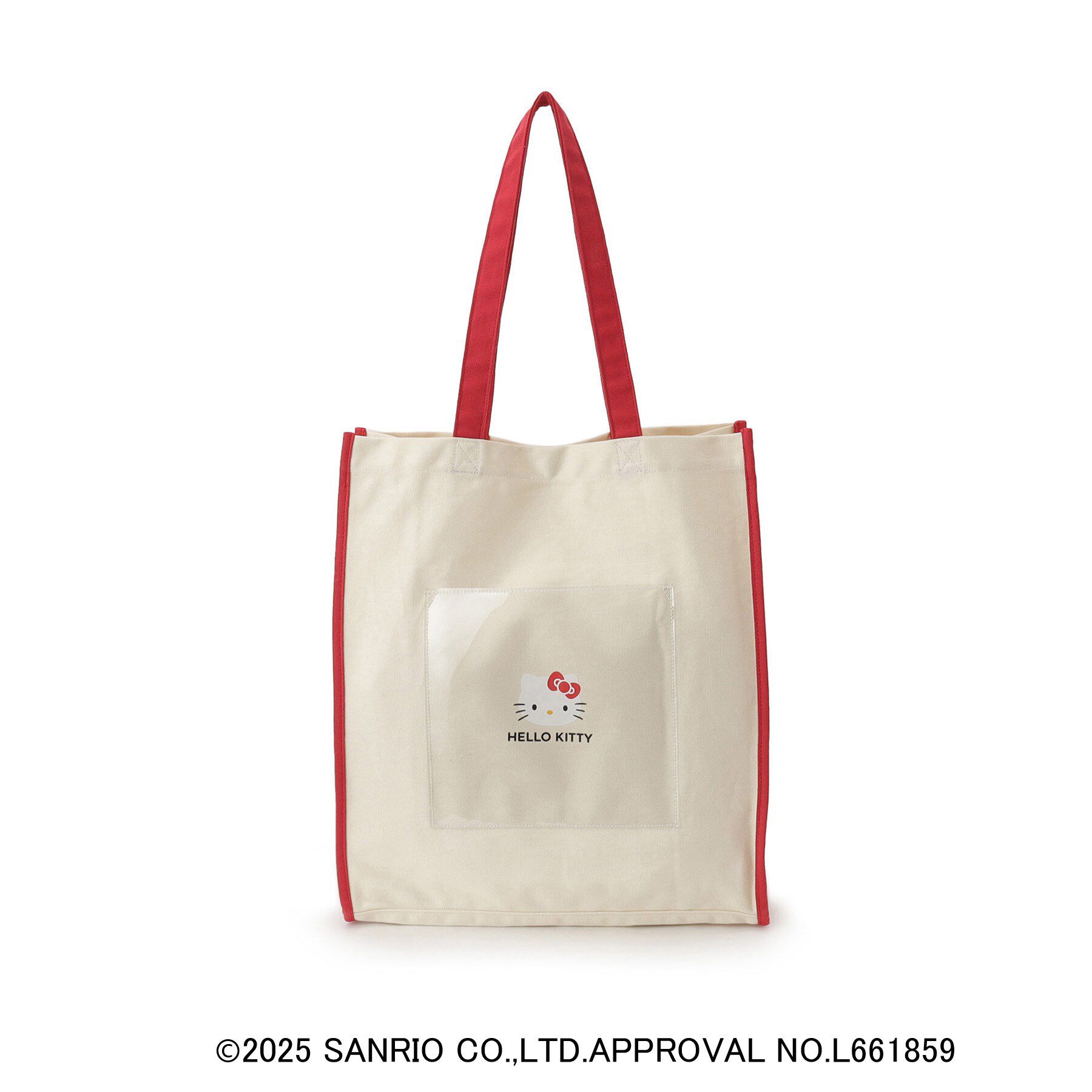 ITS&rsquo;DEMO「＜サンリオキャラクターズ＞クリアポケットトート【A4対応】」|トートバッグ|