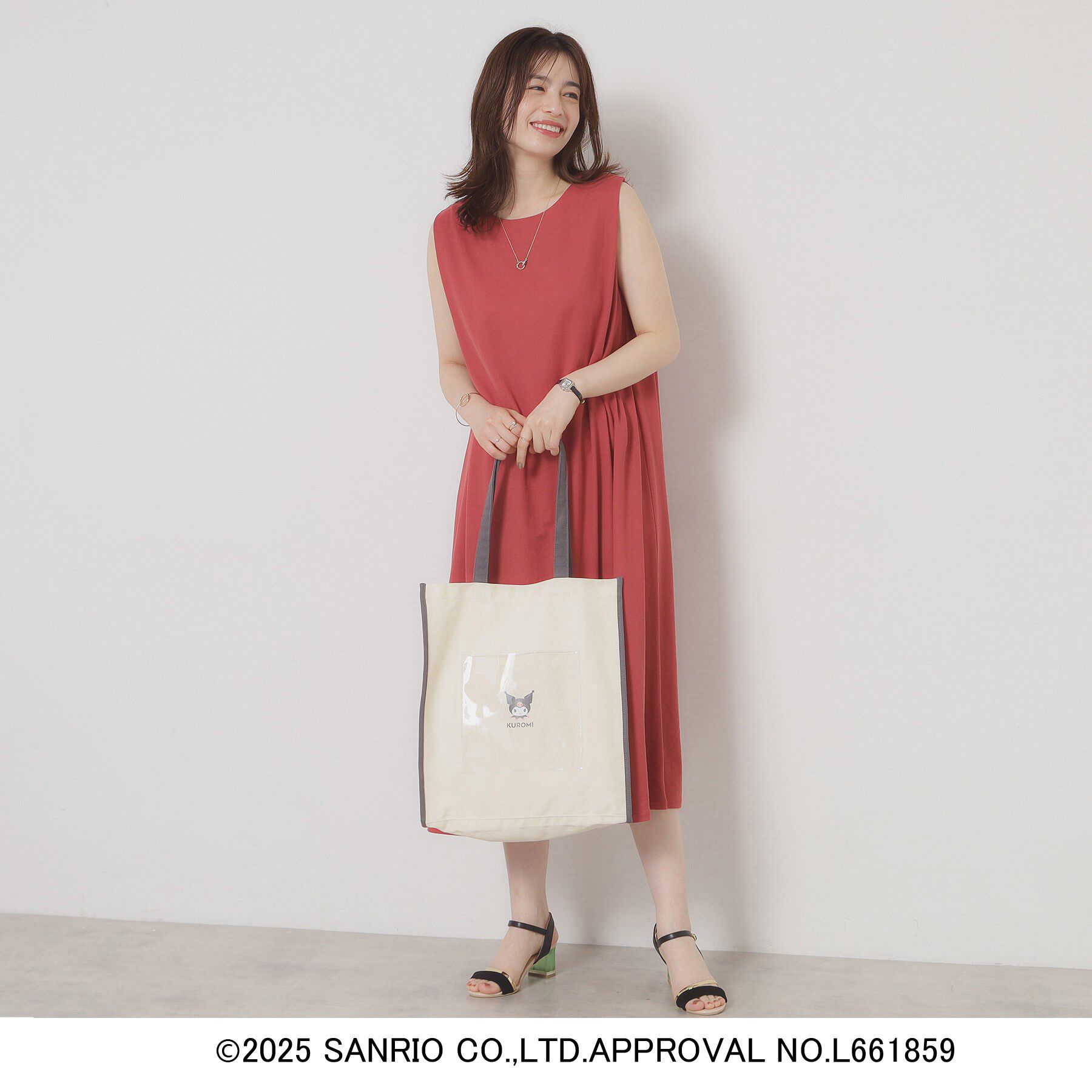 ITS&rsquo;DEMO「＜サンリオキャラクターズ＞クリアポケットトート【A4対応】」|トートバッグ|