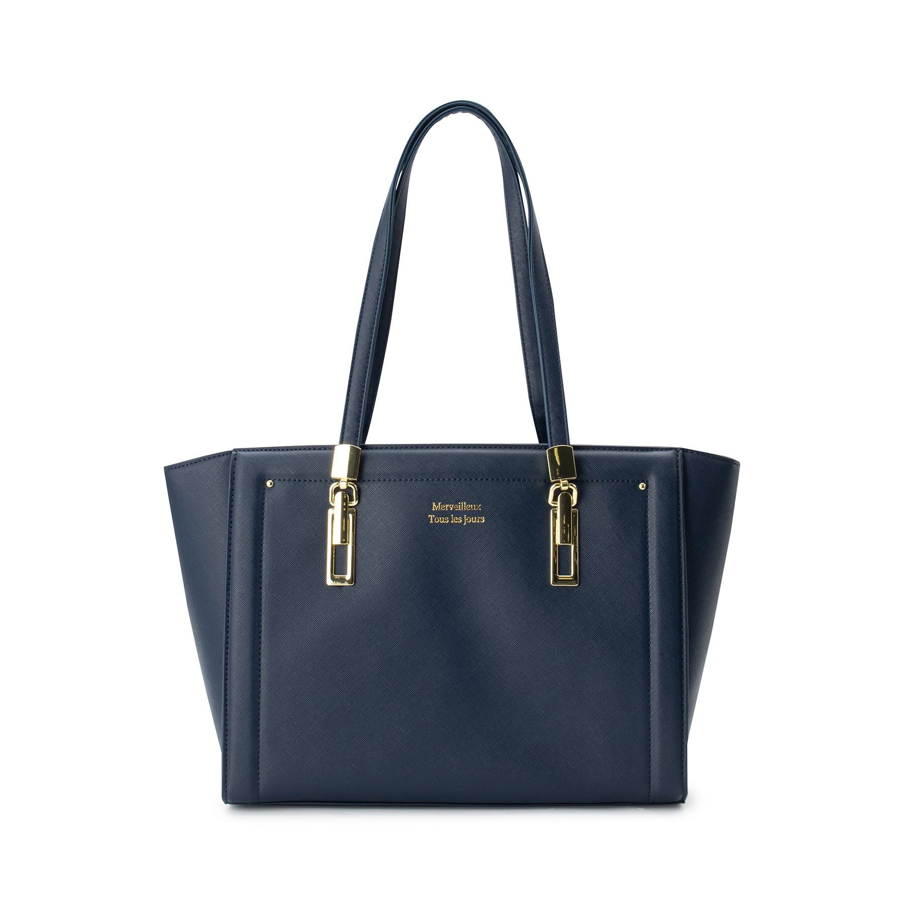 Ober Tashe「【新生活・新学期】ロゴ型押し3層トート」|トートバッグ|ネイビー(093)