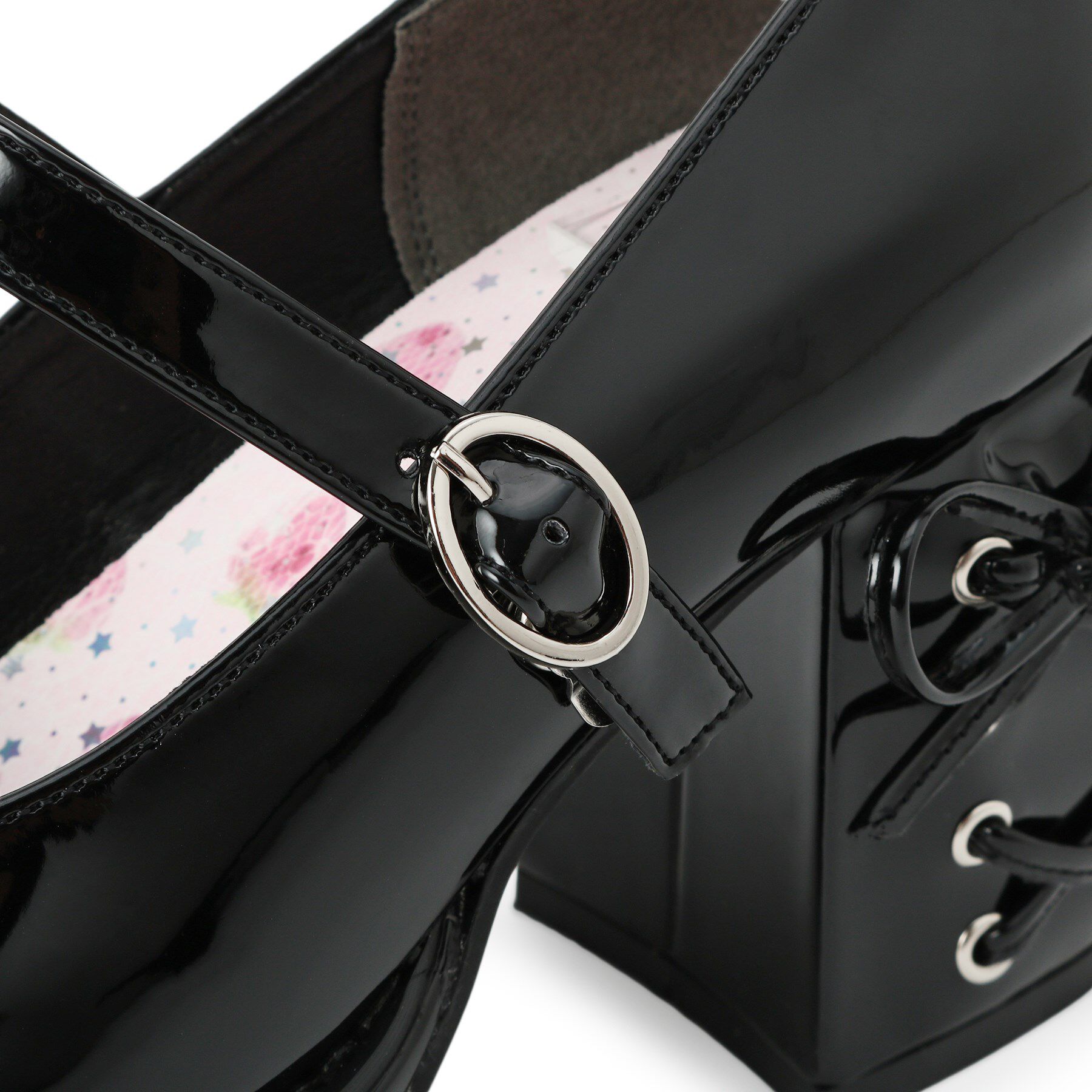 csT&P「厚底ヒールレースアップパンプス」|パンプス|