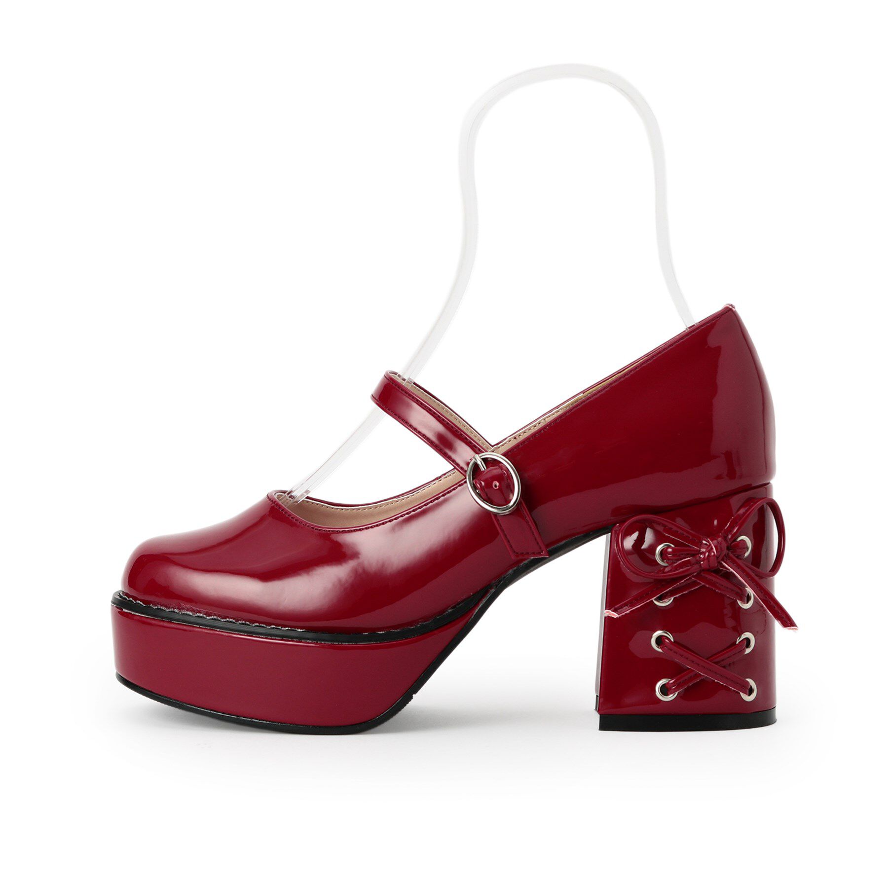 csT&P「厚底ヒールレースアップパンプス」|パンプス|