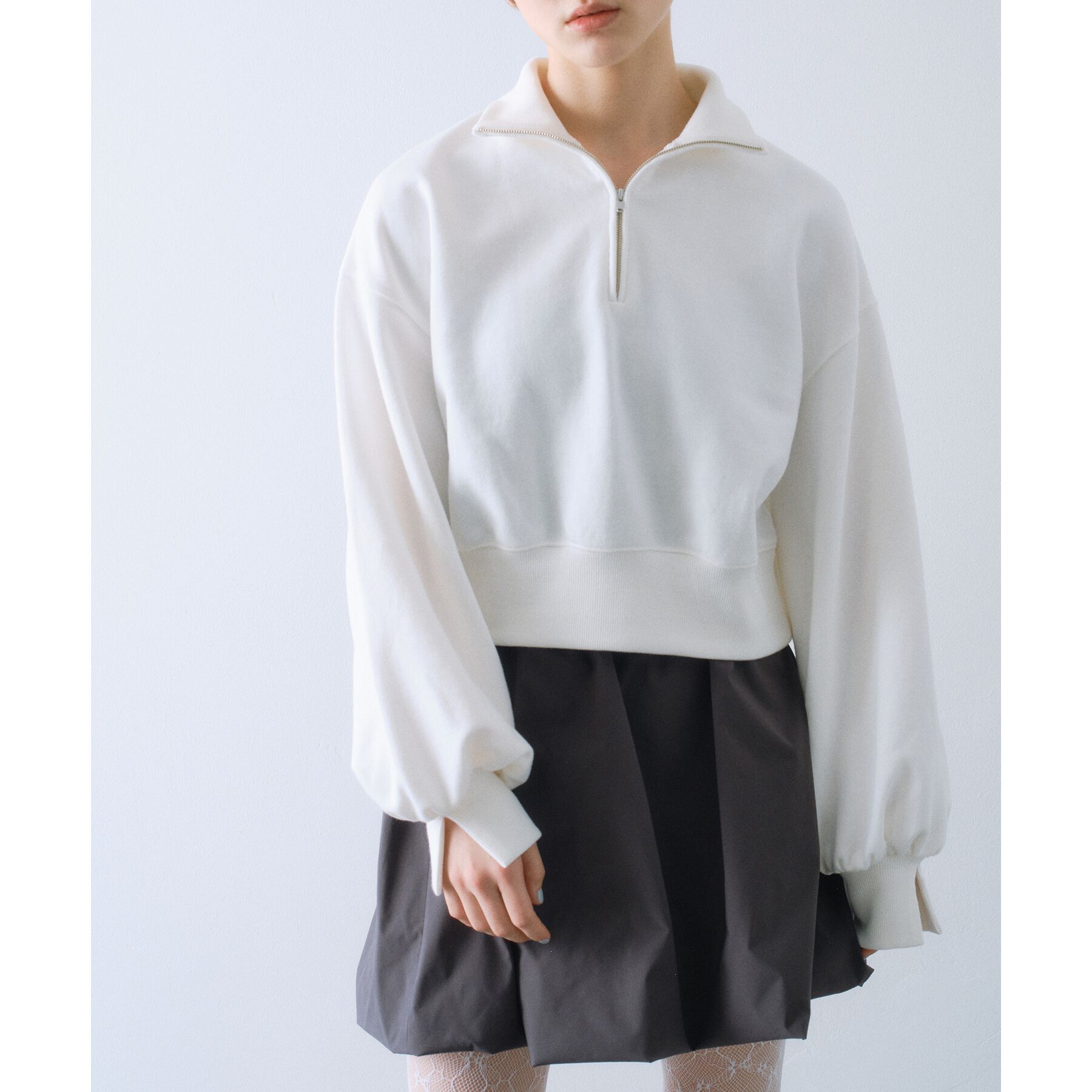 CODE A「puff zip sweat」|パーカー|