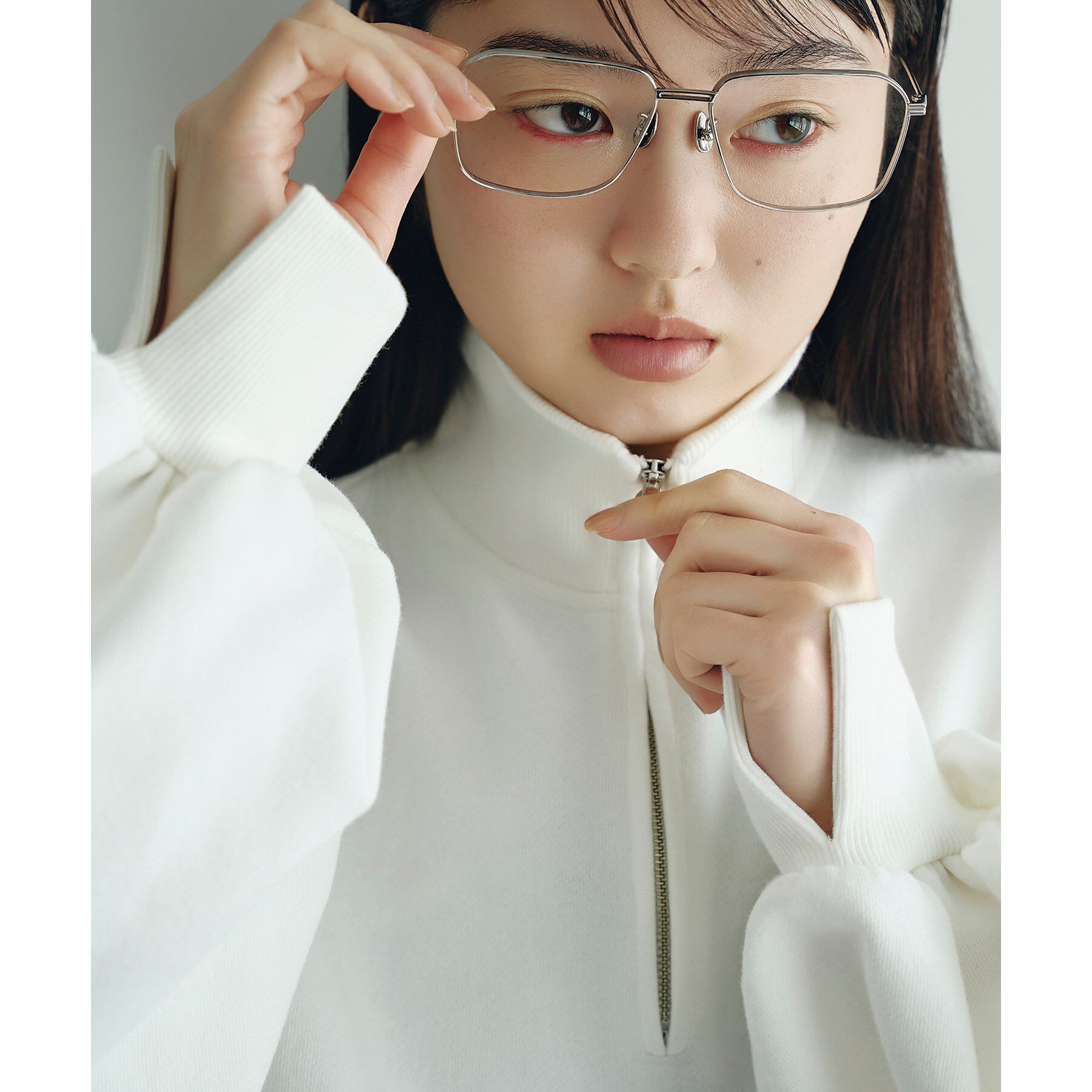 CODE A「puff zip sweat」|パーカー|