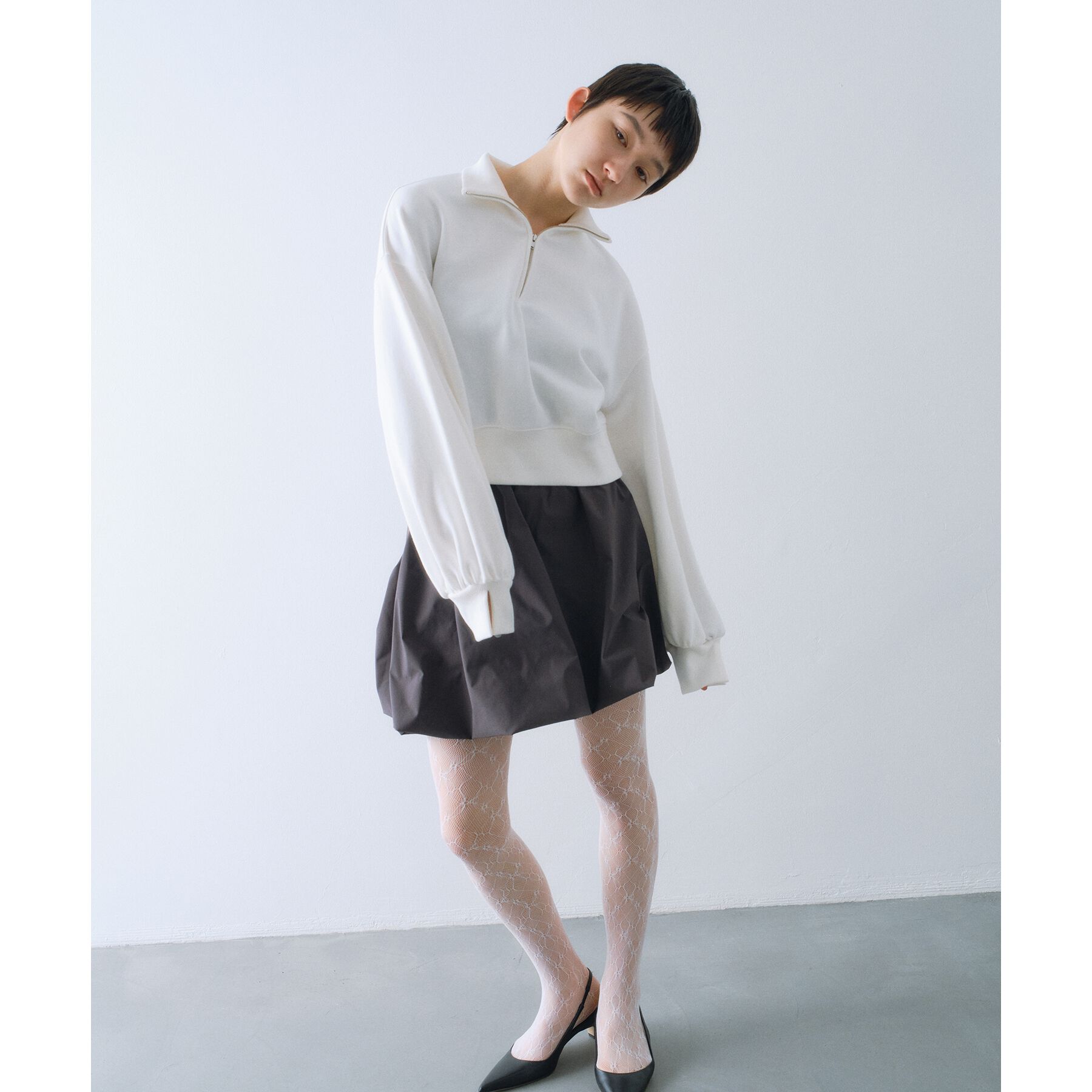 CODE A「puff zip sweat」|パーカー|