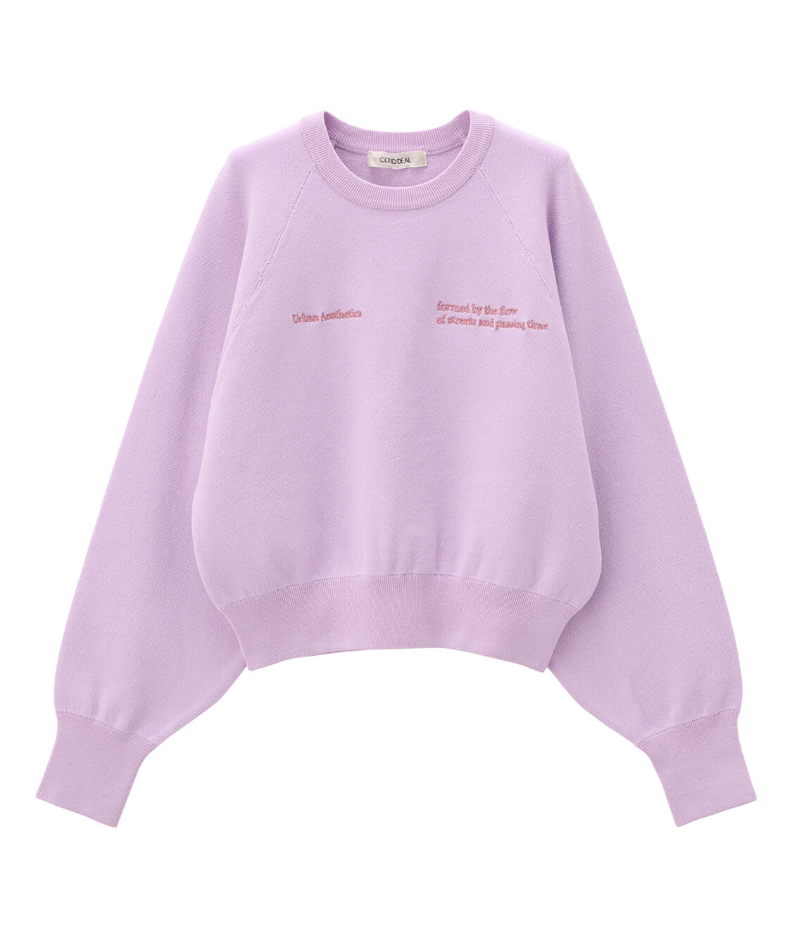 COCO DEAL「刺繍ロゴスウェットニット」|ニット・セーター|