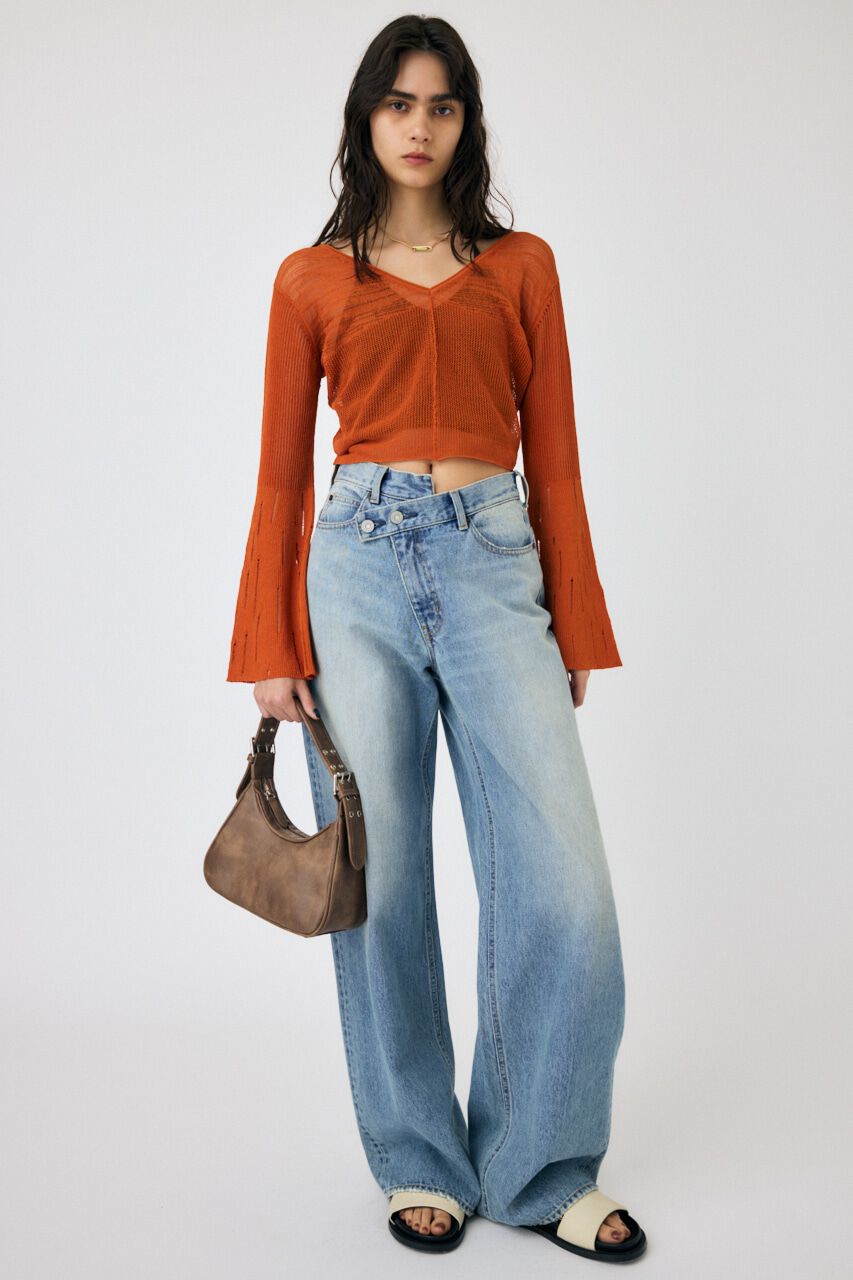 MOUSSY「EYELET ROUND ハンドバッグ」|その他|