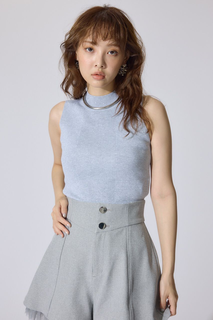 rienda「ウォッシャブルリブタンクトップ」|ニット・セーター|