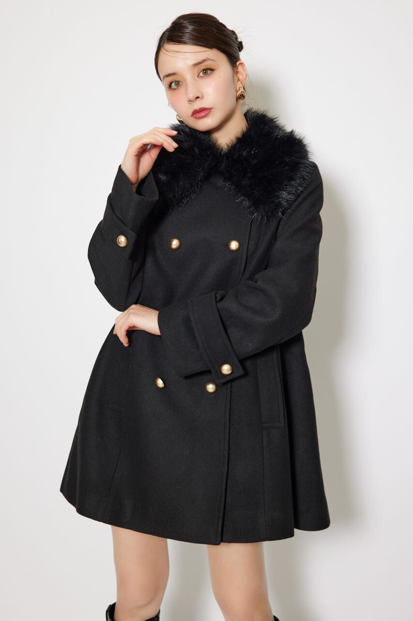 rienda「Aラインステンカラーコート」|その他|