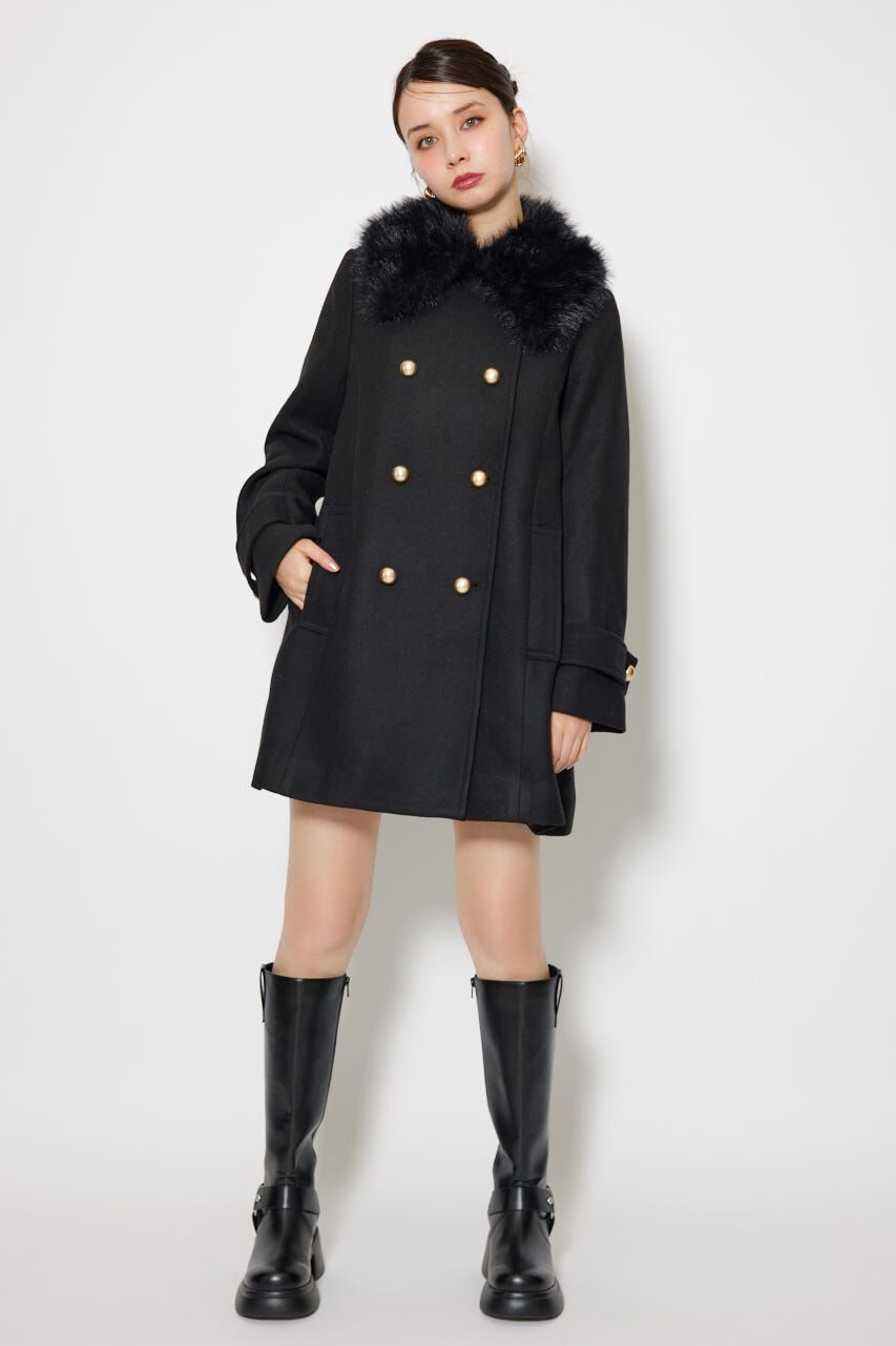 rienda「Aラインステンカラーコート」|その他|