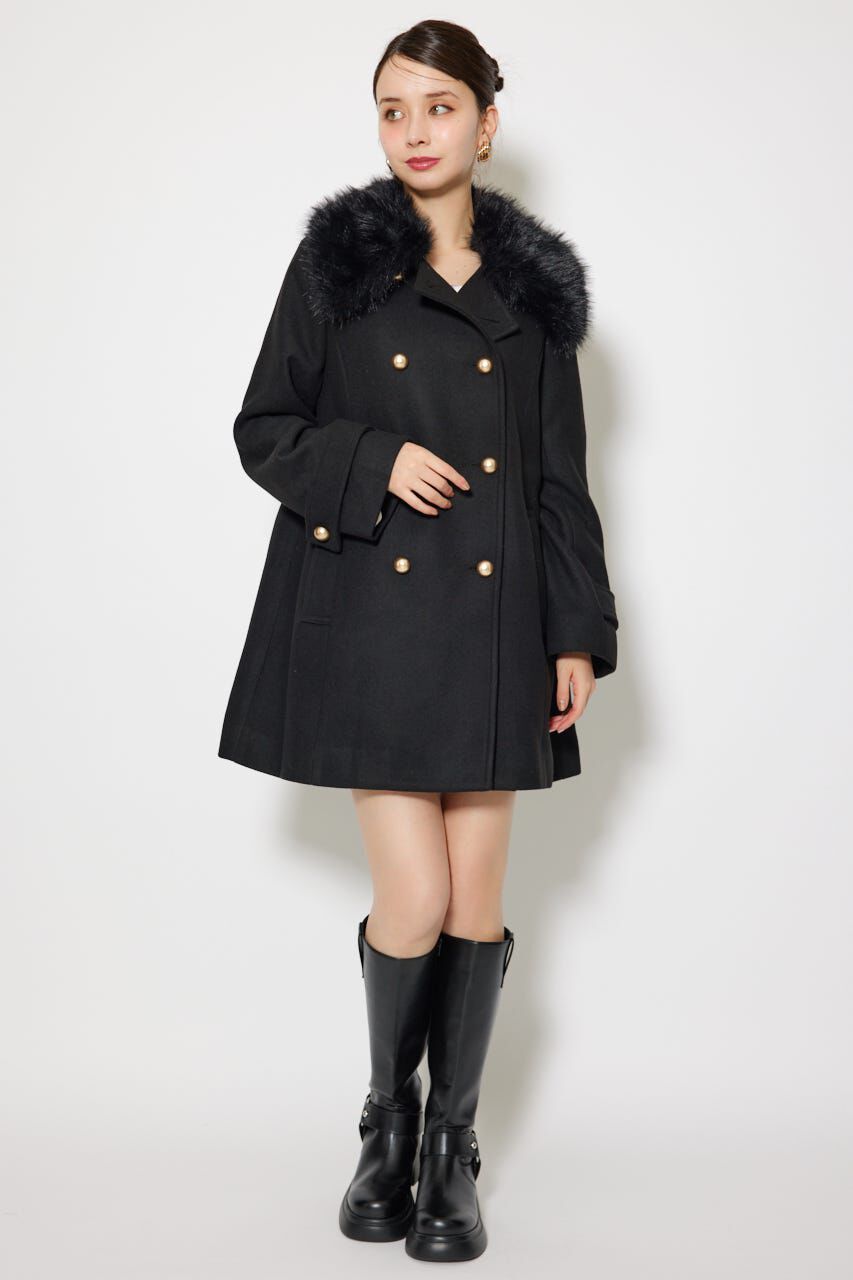 rienda「Aラインステンカラーコート」|その他|