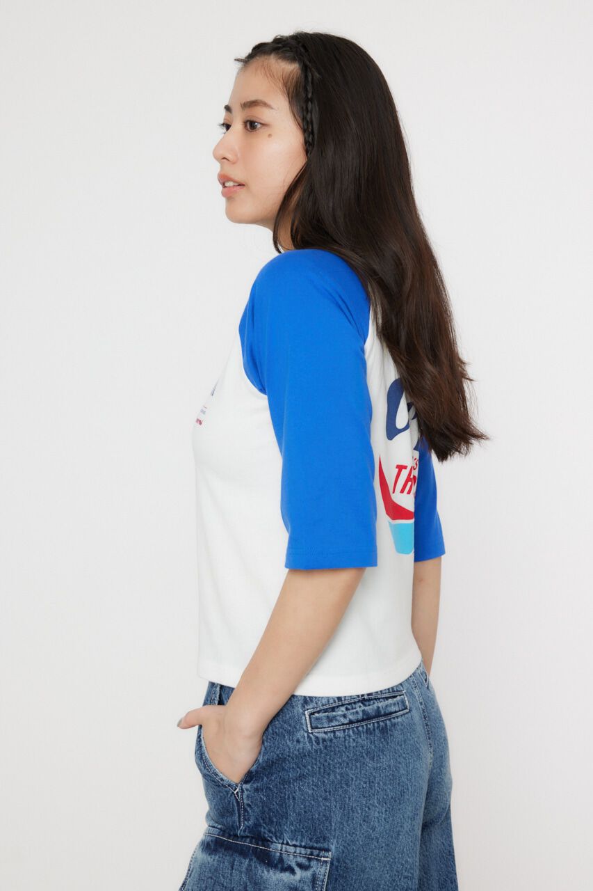 RODEO CROWNS「Orion BeerxRCSラグラン5分トップス」|Tシャツ・カットソー|