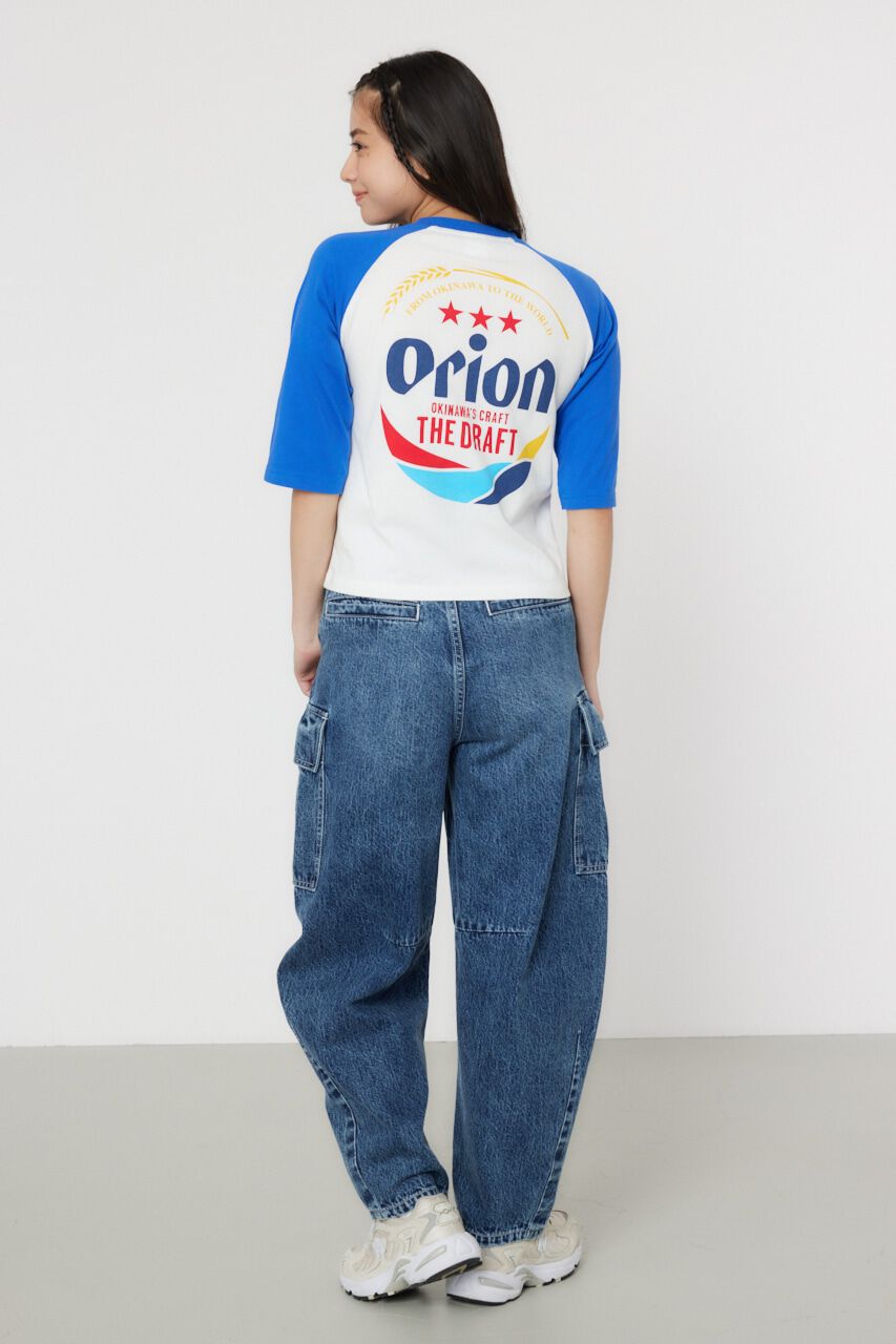 RODEO CROWNS「Orion BeerxRCSラグラン5分トップス」|Tシャツ・カットソー|