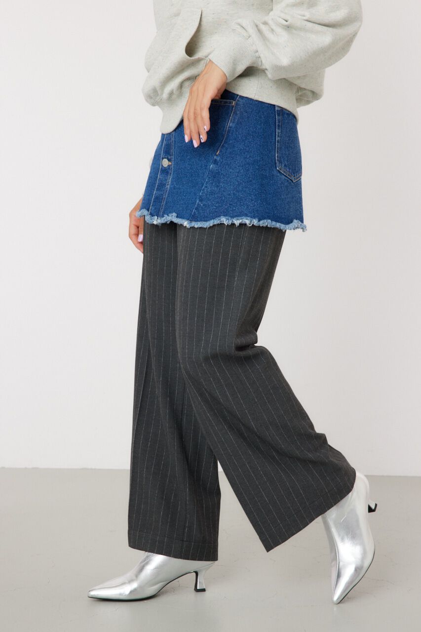 RODEO CROWNS「デニムスカート レイヤード スラックス」|その他|