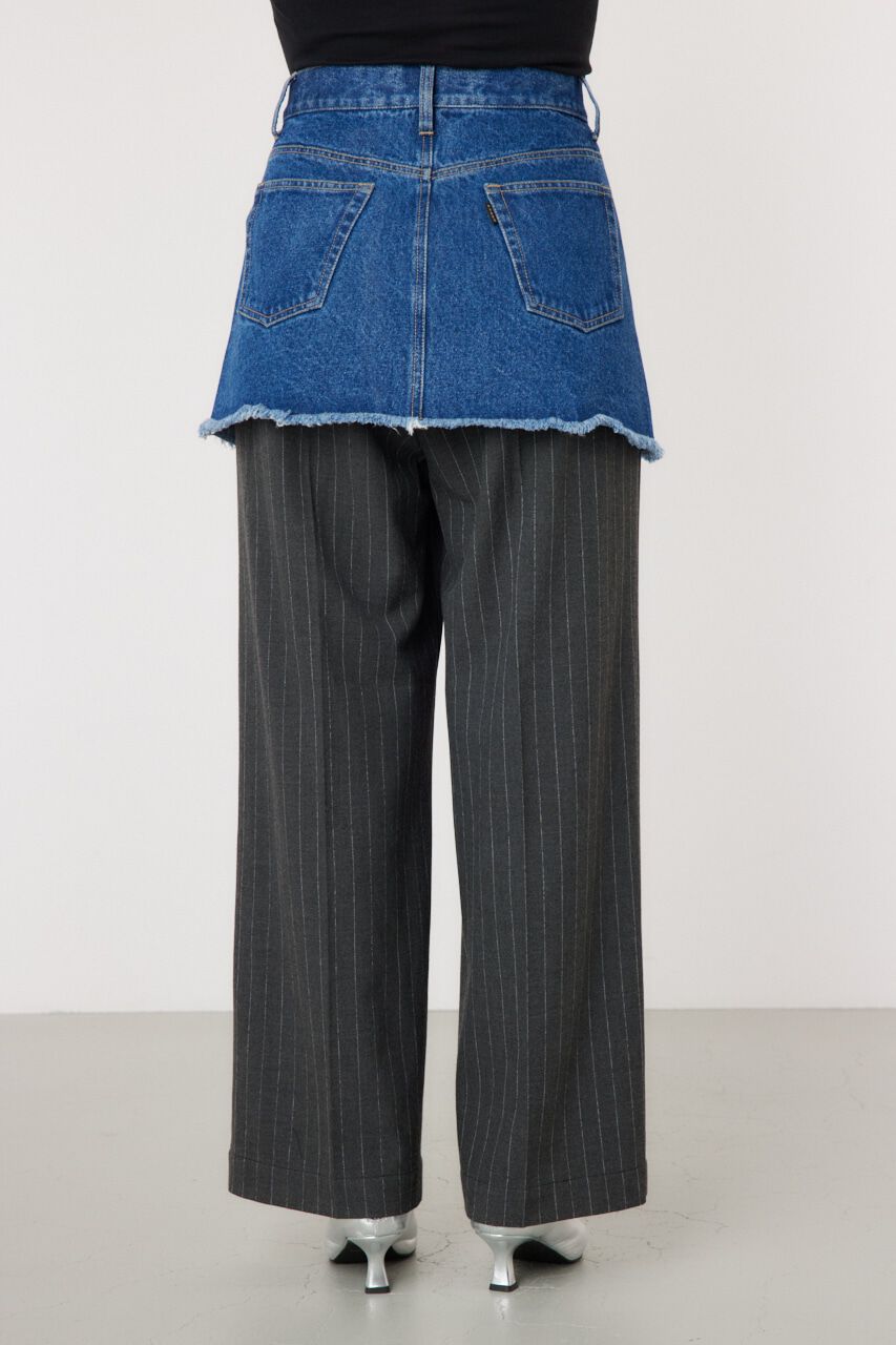 RODEO CROWNS「デニムスカート レイヤード スラックス」|その他|